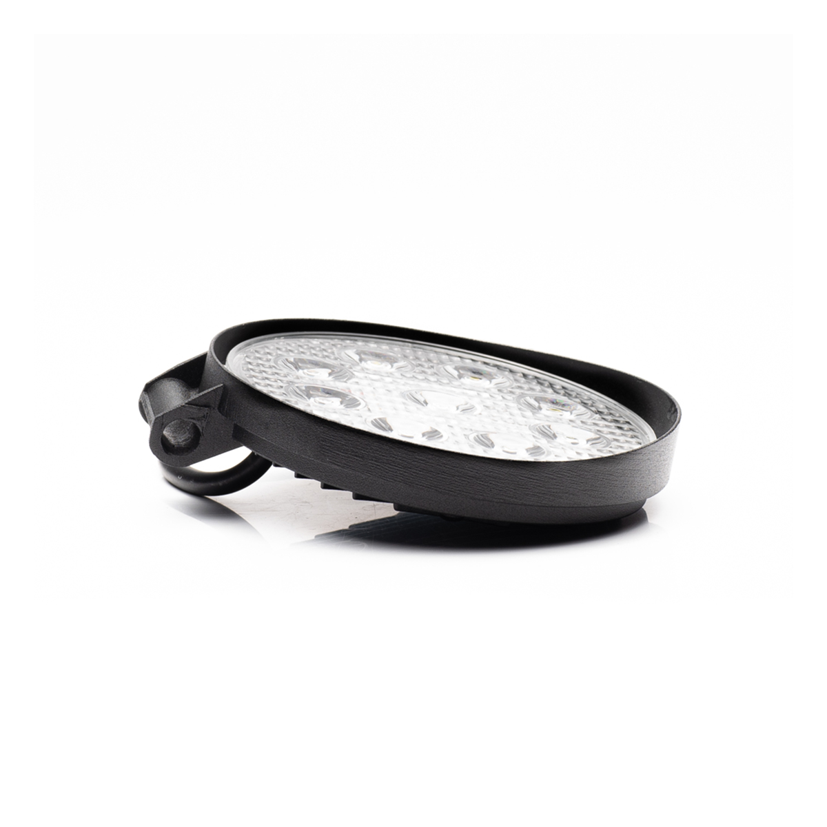 OFF ROAD FARO DE LED UNIVERSAL CIRULAR 27 WATTS (9 LED  3 WATTS) COLOR BLANCO 12V / 24V - HAZ DE LUZ SPOT - CANTIDAD POR CAJA MASTER 50 - 7