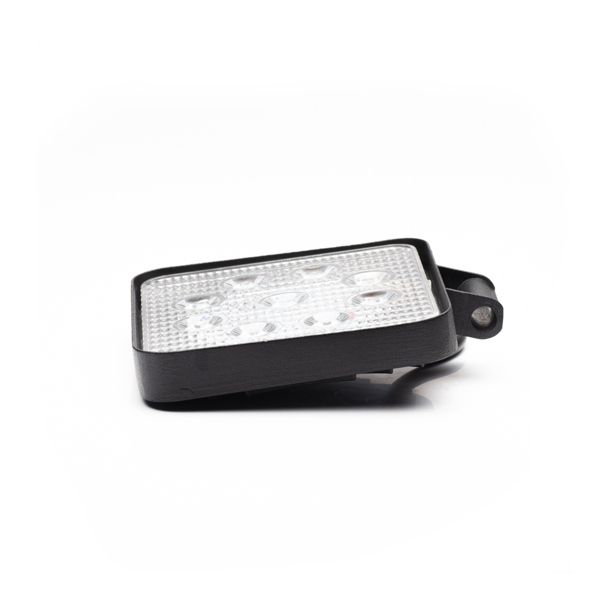OFF ROAD FARO DE LED UNIVERSAL CUADRADO 27 WATTS (9 LED  3 WATTS) COLOR BLANCO 12V / 24V  - HAZ DE LUZ SPOT - CANTIDAD POR CAJA MASTER 50 - 4