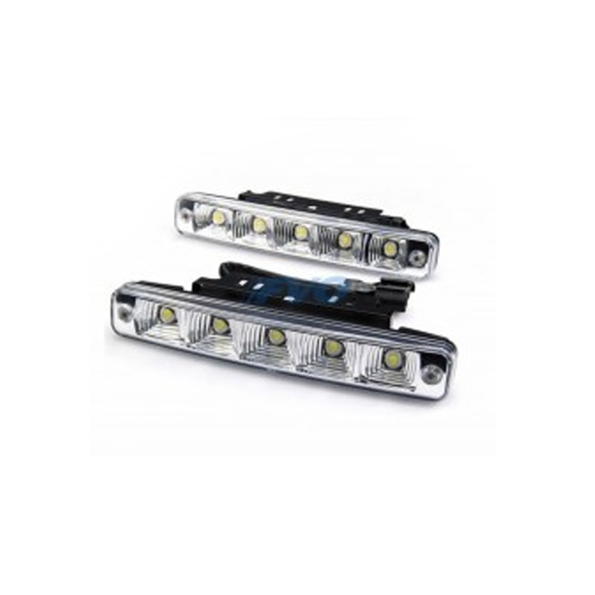 OFF ROAD JUEGO DE FAROS DE LED AUXILIARES UNIVERSAL RECTANGULAR - 5 LED SMD 5050 EN CADA FARO - COLOR BLANCO 24V. - 4