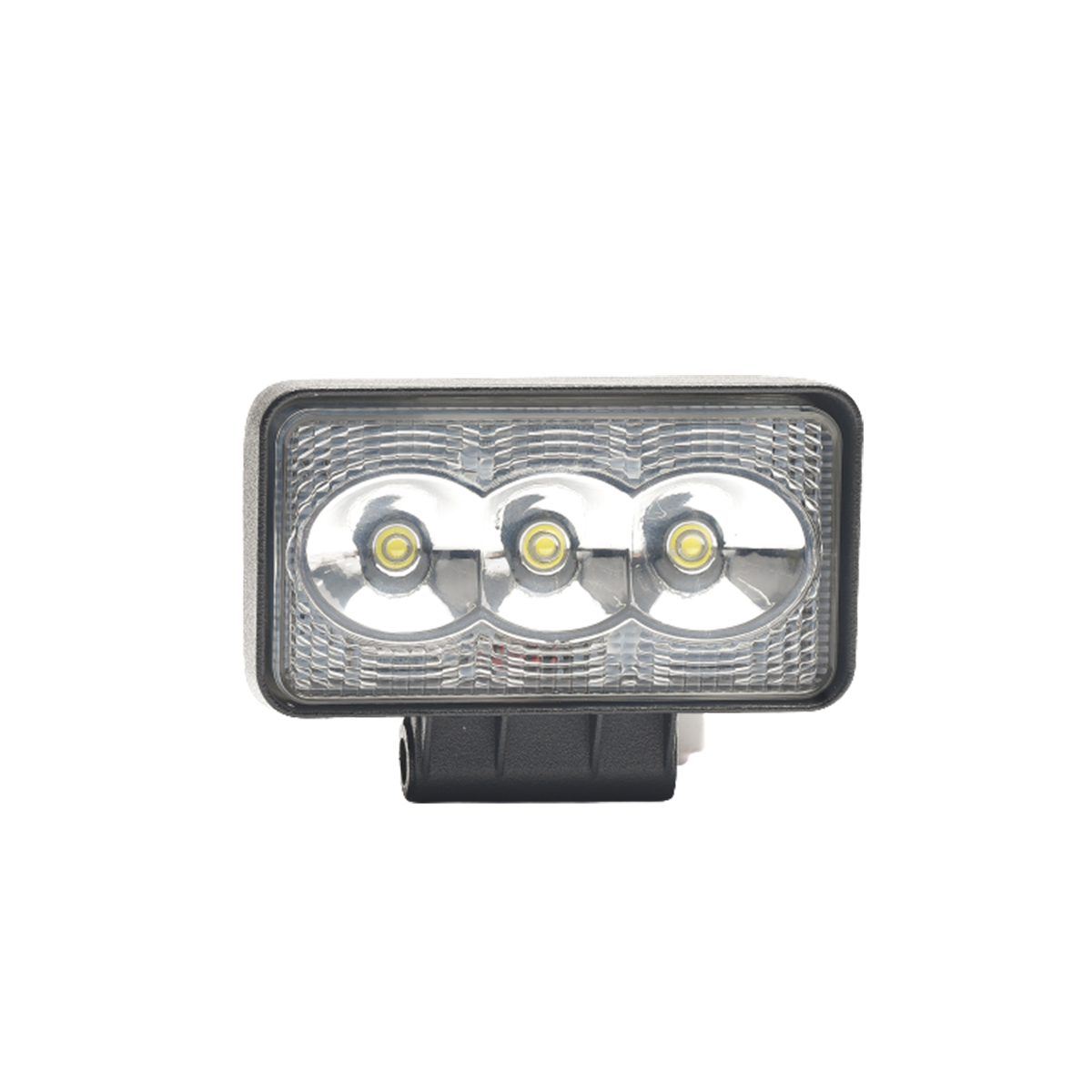 OFF ROAD FARO DE LED UNIVERSAL RECTANGULAR 9 WATTS (3 LED  3 WATTS) COLOR BLANCO 12V / 24V - HAZ DE LUZ SPOT - 2