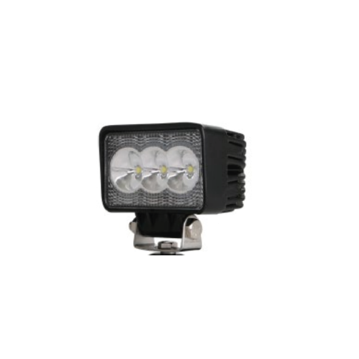 OFF ROAD FARO DE LED UNIVERSAL RECTANGULAR 9 WATTS (3 LED  3 WATTS) COLOR BLANCO 12V / 24V - HAZ DE LUZ SPOT - 3