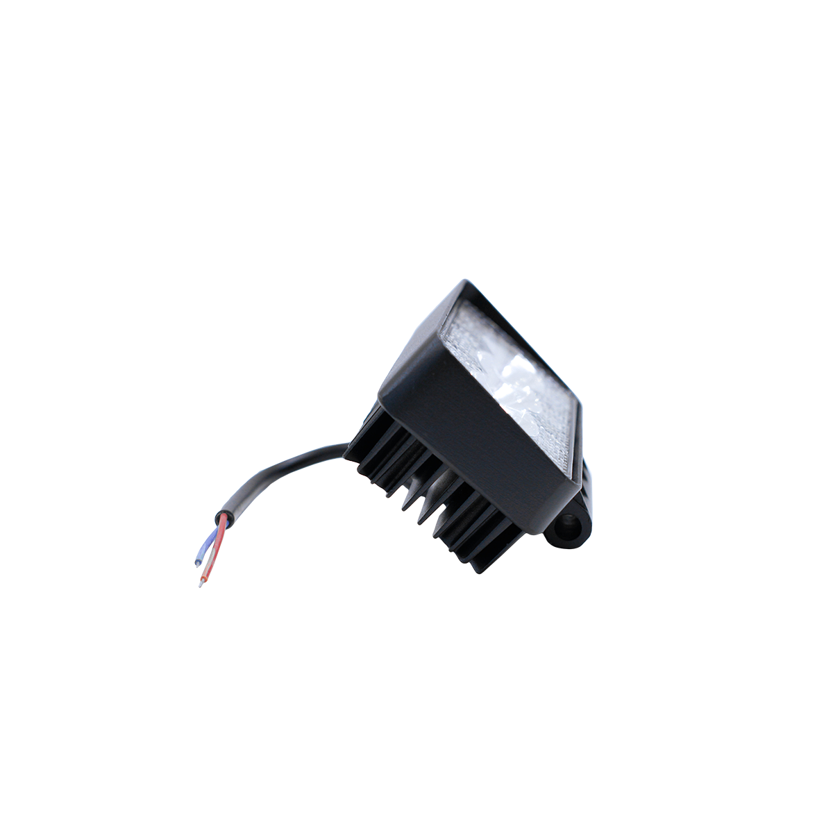 OFF ROAD FARO DE LED UNIVERSAL RECTANGULAR 9 WATTS (3 LED  3 WATTS) COLOR BLANCO 12V / 24V - HAZ DE LUZ SPOT - 4