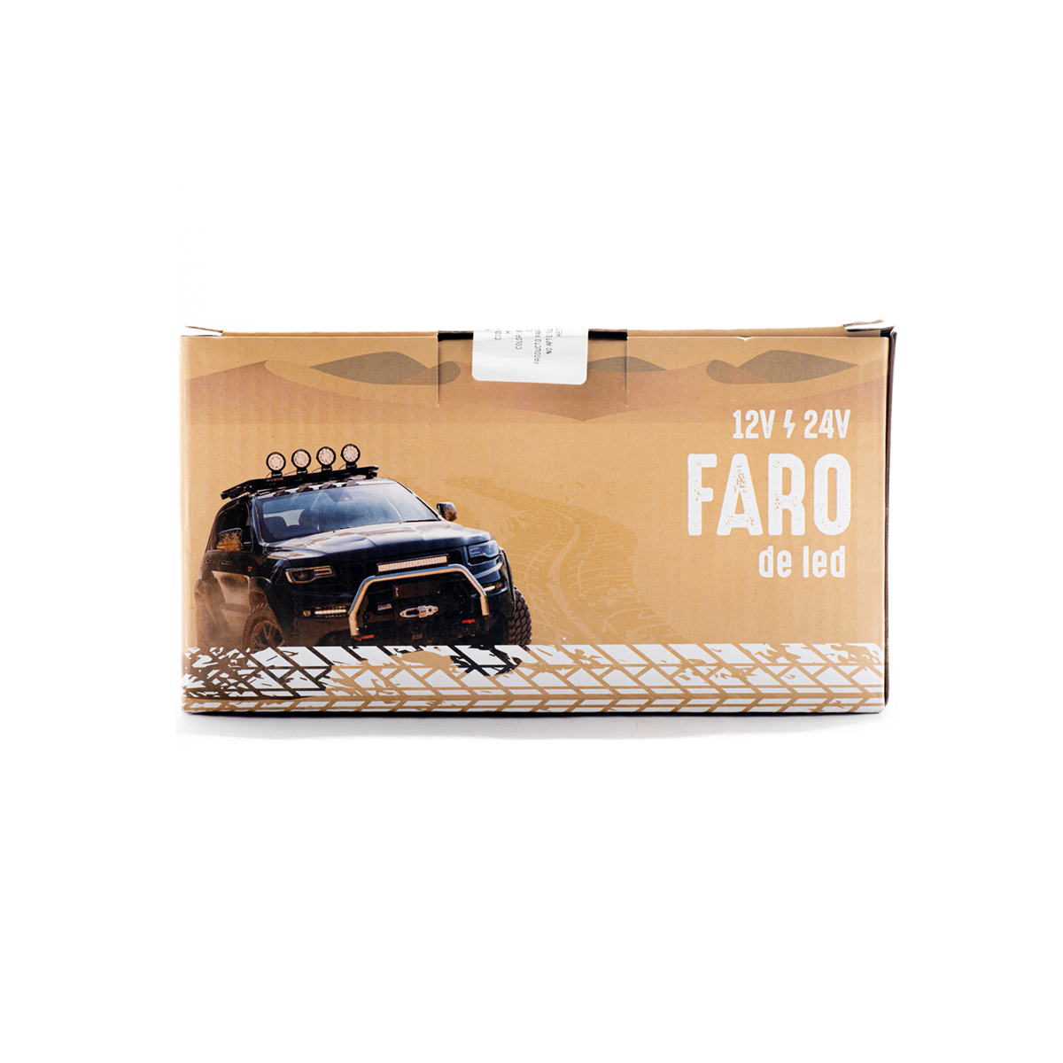 OFF ROAD FARO DE LED UNIVERSAL REDONDO 7 USO IDEAL JEEP WRANGLER - RENEGADE /  MOTO HARLEY DAVIDSON - ROYAL ENFIELD CON FUNCION ALTA Y BAJA - HAZ DE LUZ SPOT - CANTIDAD POR CAJA MASTER 20 - 4