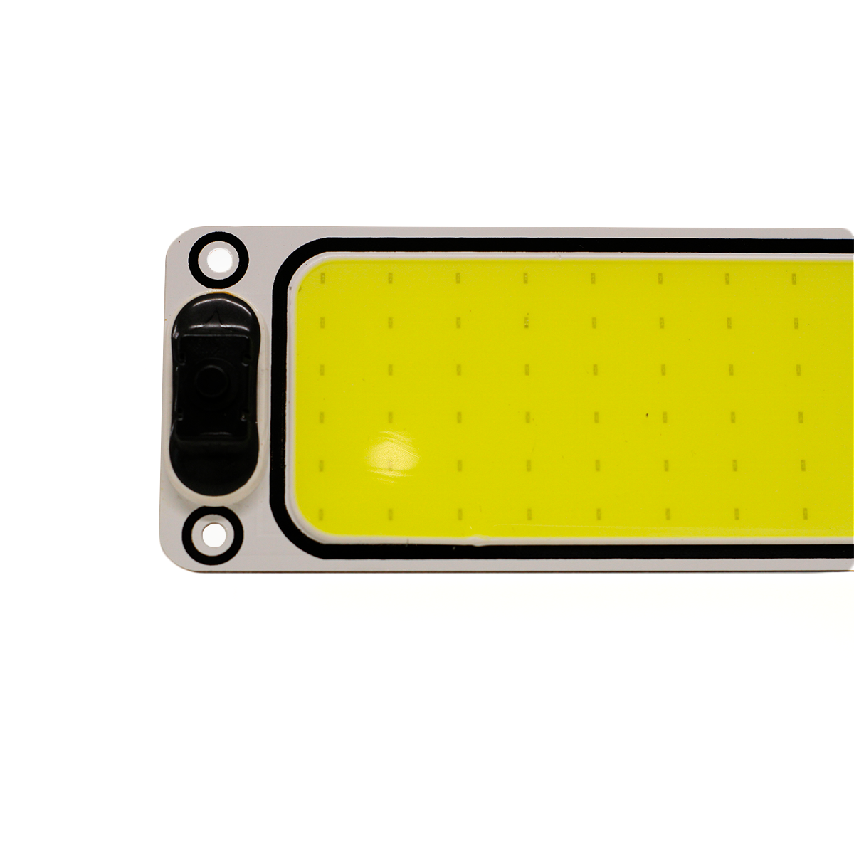 PLAFON LED JUEGO DE 2 UNIDADES DE PLAFONES LED CON TECLA ON / OFF 12V - 24V PEGAMENTO AUTOADHESIVO 25CM X 6 CM 108 LED COB 10 WATTS - 3