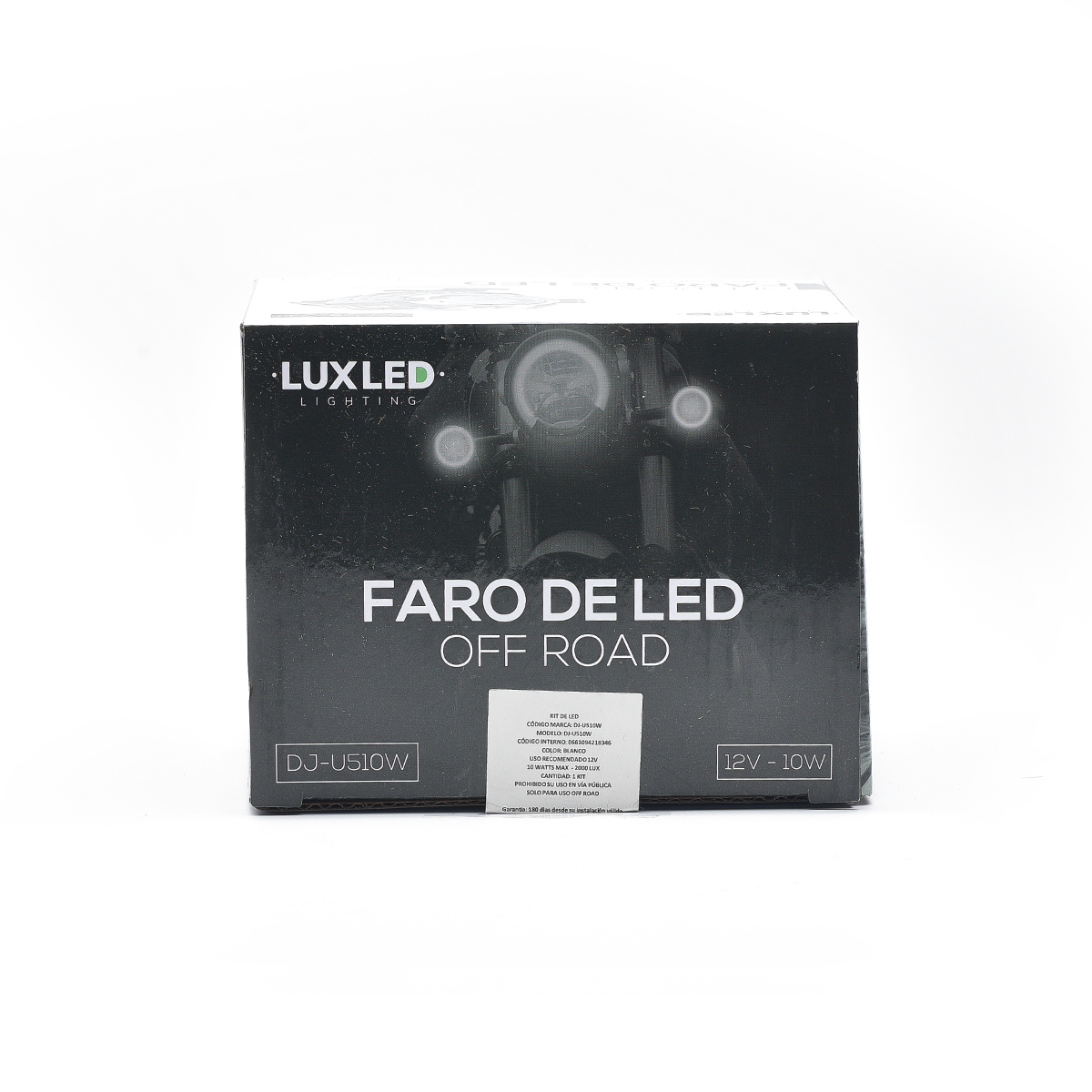 OFF ROAD FARO MOTO FARO AUXILIAR 12V 10W 2000 LUX - 10