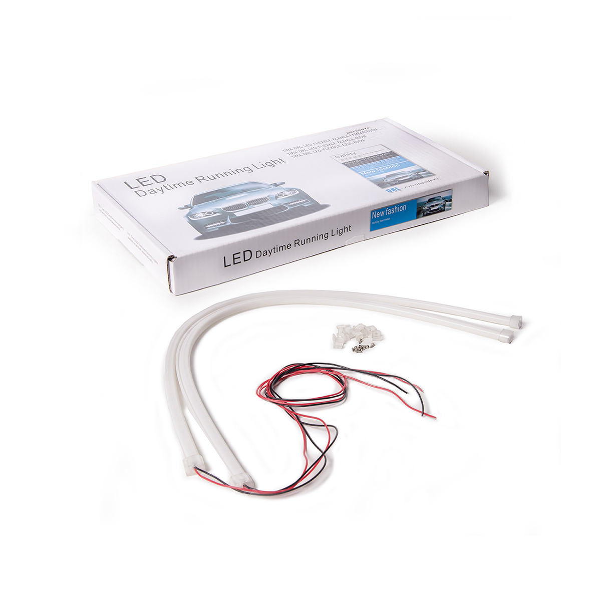 JUEGO DE TIRAS DE LED DRL DRL FLEXIBLE AZUL 60CM - 2