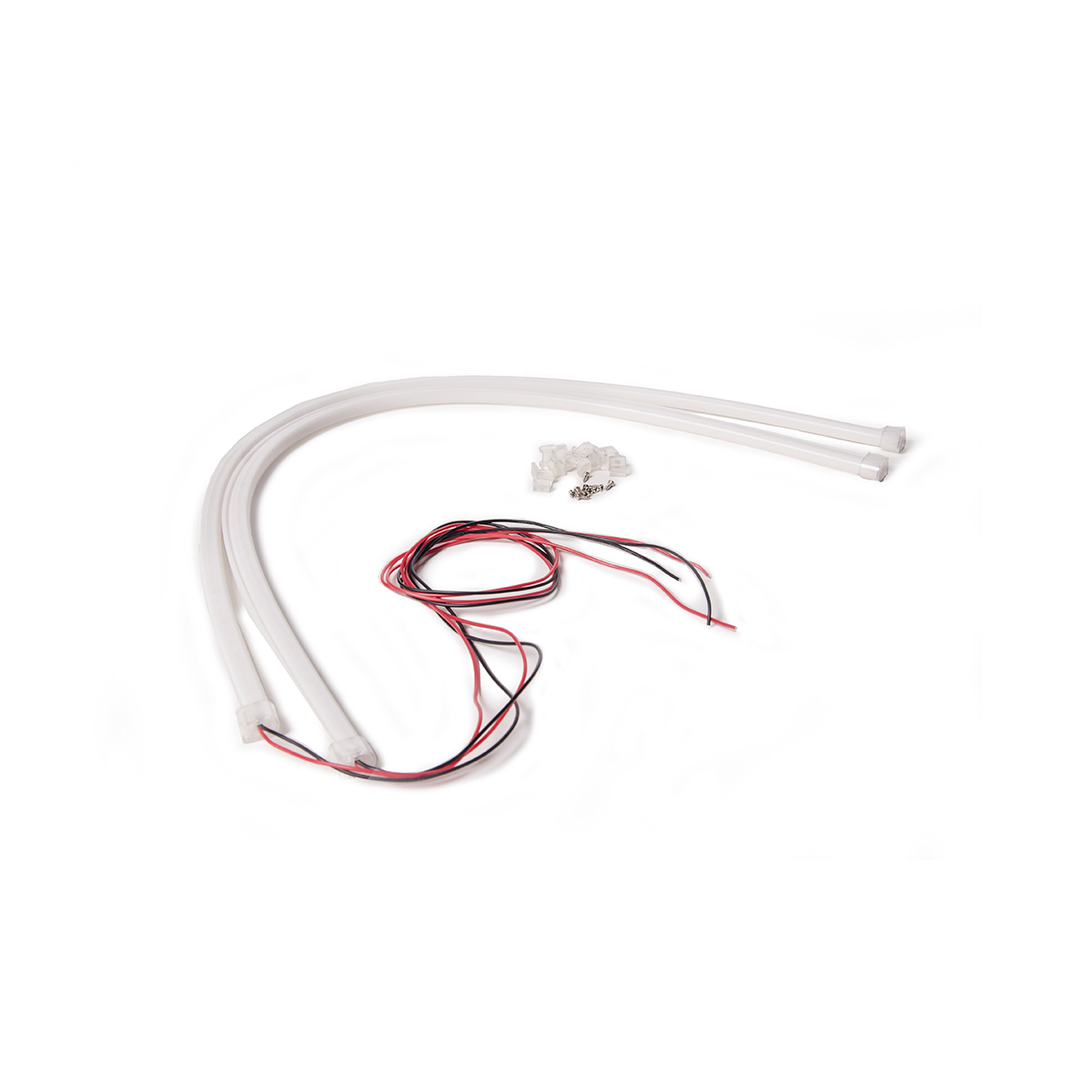 JUEGO DE TIRAS DE LED DRL DRL FLEXIBLE AZUL 60CM - 4