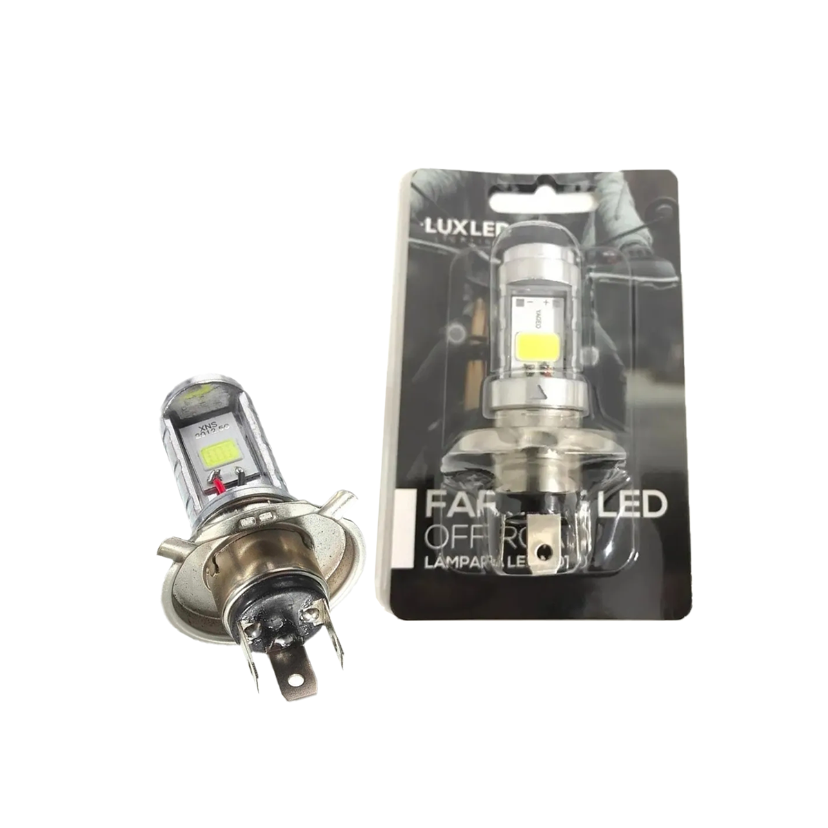 LAMPARA LED MOTO LAMPARA LED MOTO H4 12V 12W 12000 LUX CANTIDAD POR CAJA MASTER 400