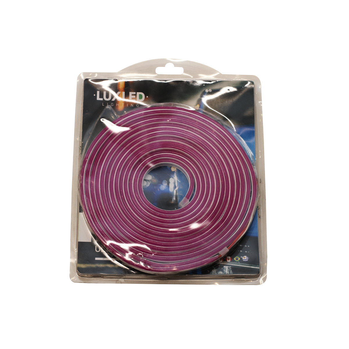 ROLLO DE LED ROLLO DE LED DE NEON ULTRA BRILLOSO 5 METROS VIOLETA 12V - 3