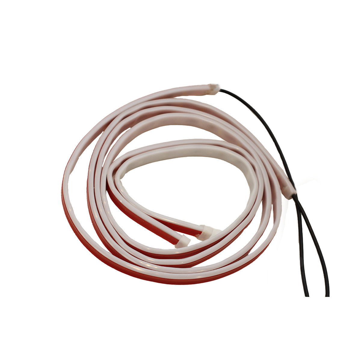 JUEGO DE TIRAS DE LED DRL JUEGO (2 UNIDADES) DE TIRAS DE LED AUTOADHESIVA PARA PUERTA 12V ROJO - 2