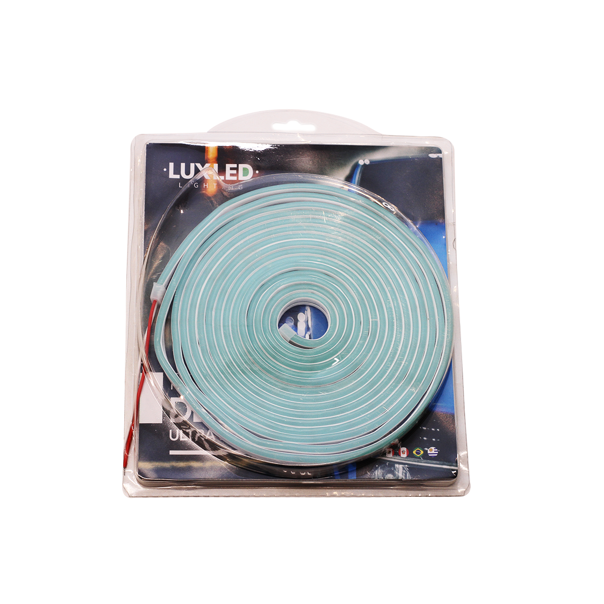 ROLLO DE LED ROLLO DE LED DE NEON ULTRA BRILLOSO 5 METROS AZUL HIELO 12V - 4