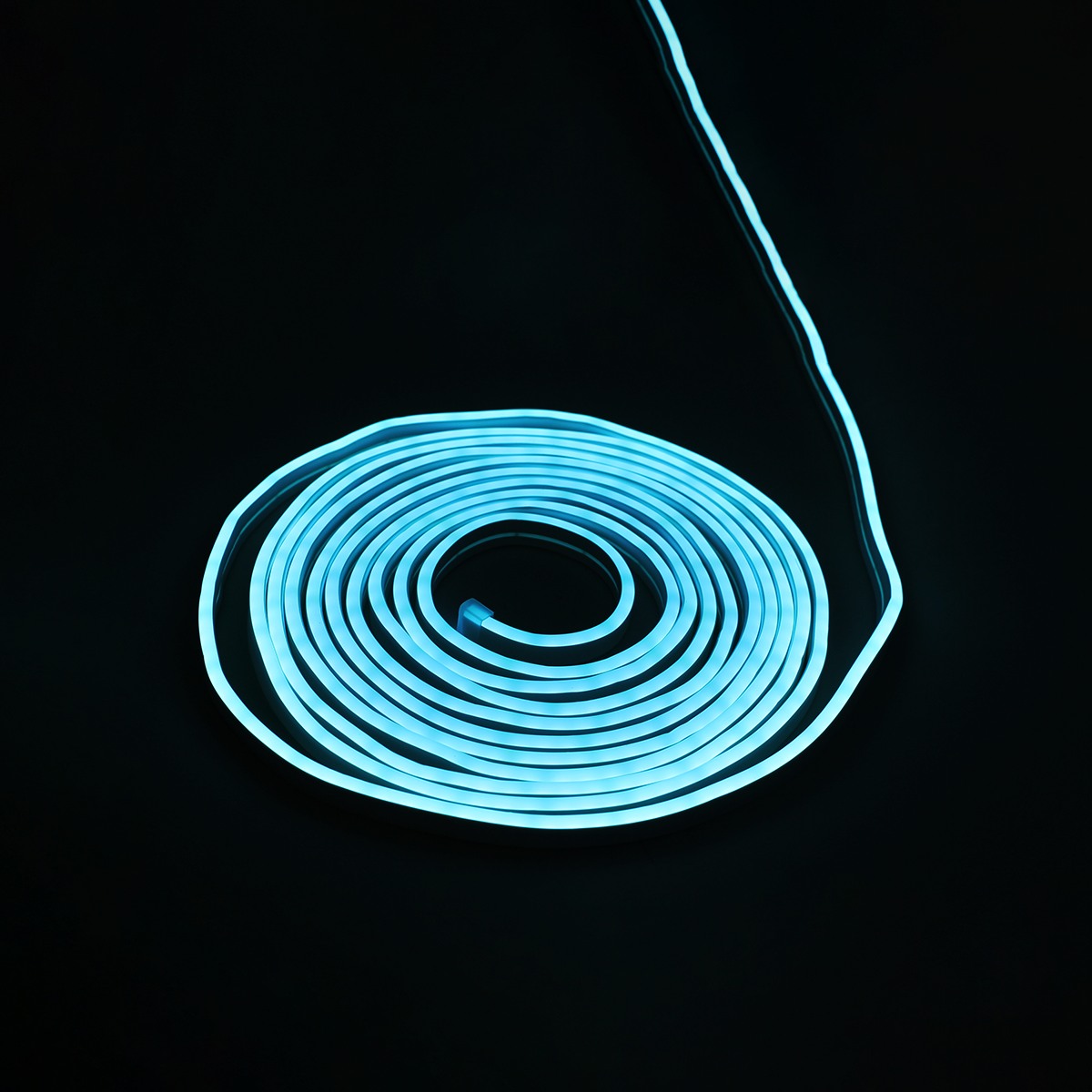 ROLLO DE LED ROLLO DE LED DE NEON ULTRA BRILLOSO 5 METROS AZUL HIELO 12V - 3