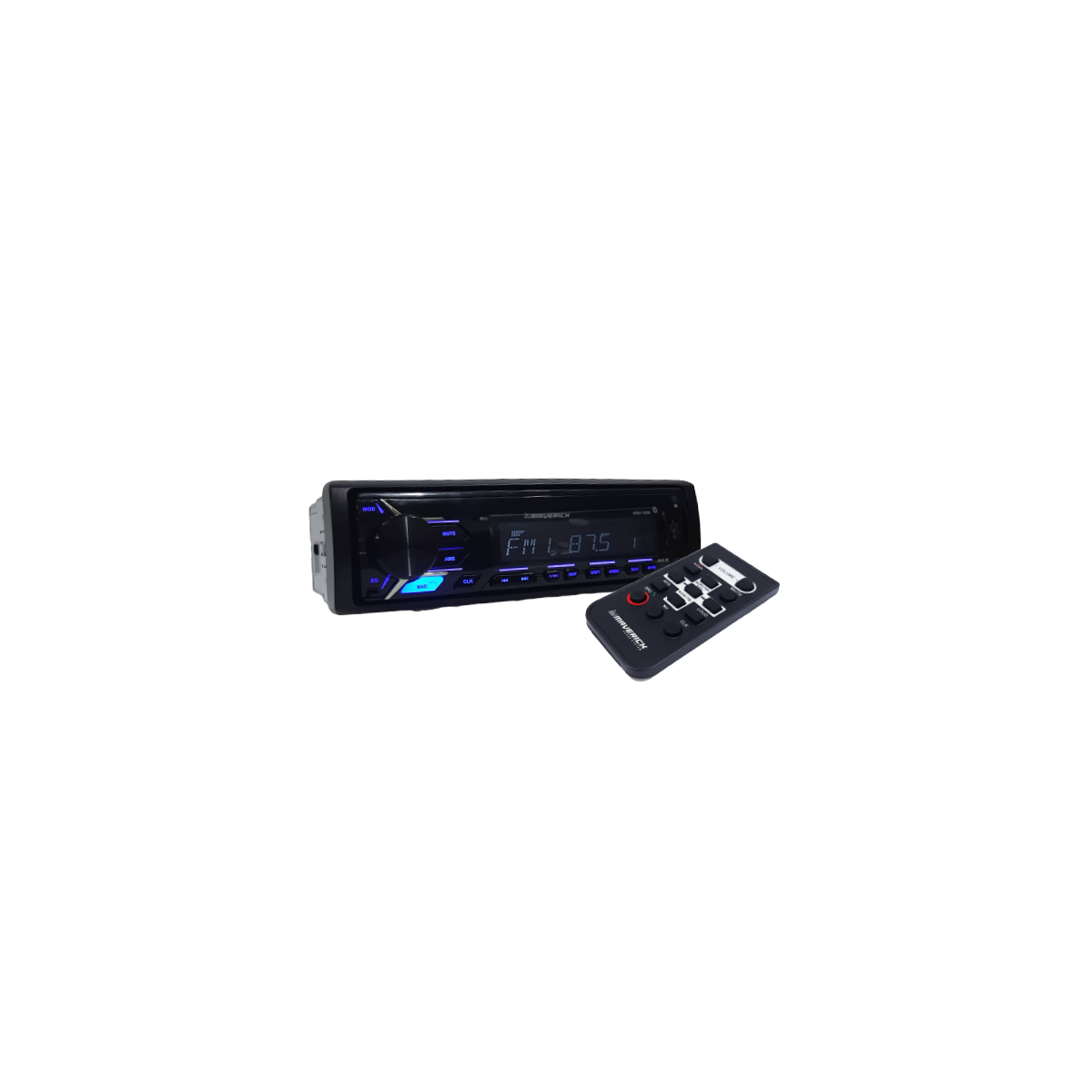 ESTEREO BLUETOOTH 1 DIN CON BLUETOOTH, AUX, MP3, AM / FM, FRENTE DESMONTABLE, ESTUCHE CONTROL REMOTO, TARJETA SD,
