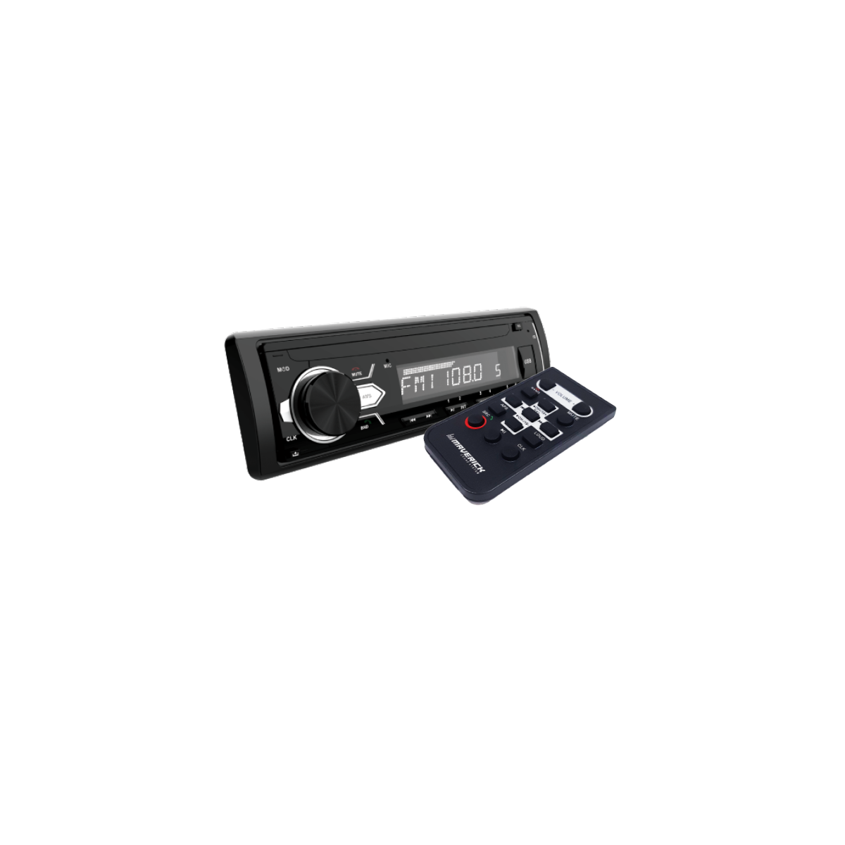 ESTEREO BLUETOOTH 1 DIN CON BLUETOOTH, AUX, MP3, AM / FM, FRENTE DESMONTABLE, ESTUCHE CONTROL REMOTO, TARJETA SD,  CANTIDAD POR CAJA MASTER 10