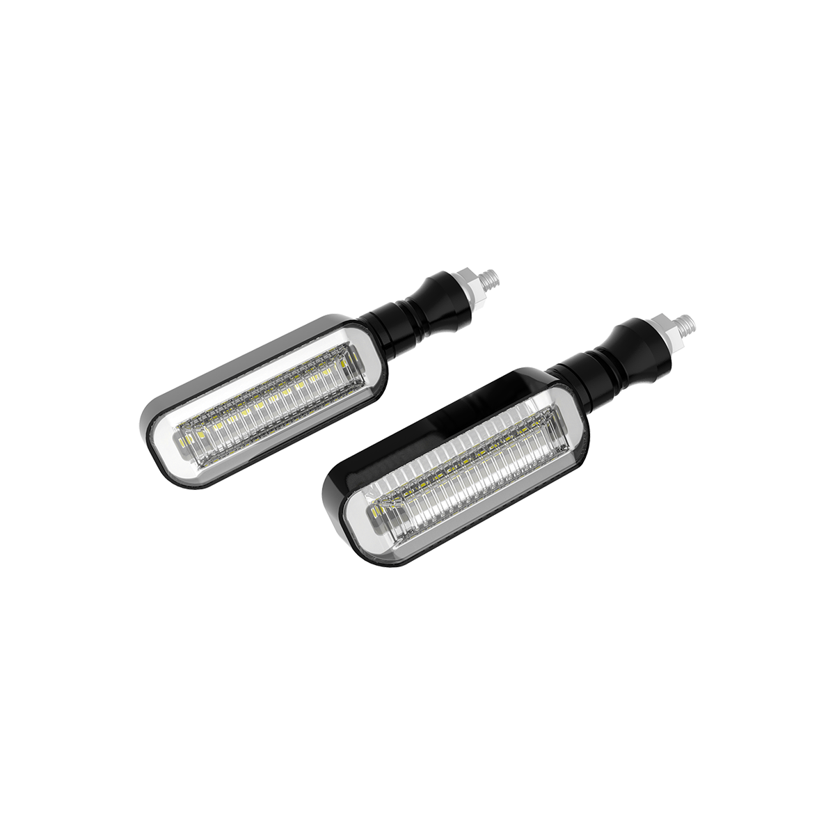 OFF ROAD FARO DE LED DE MOTO FARO DE GIRO UNIVERSAL AMBAR SECUENCIAL 12V 5W 1500 LUX JUEGO 2 UNIDADES