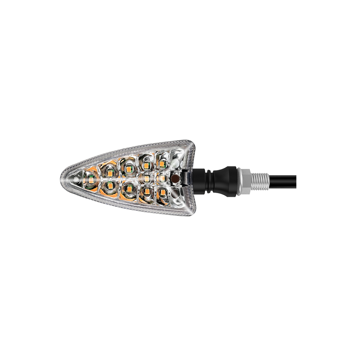 OFF ROAD FARO DE LED DE MOTO FARO DE GIRO UNIVERSAL AMBAR 12V 5W 1500 LUX JUEGO 2 UNIDADES