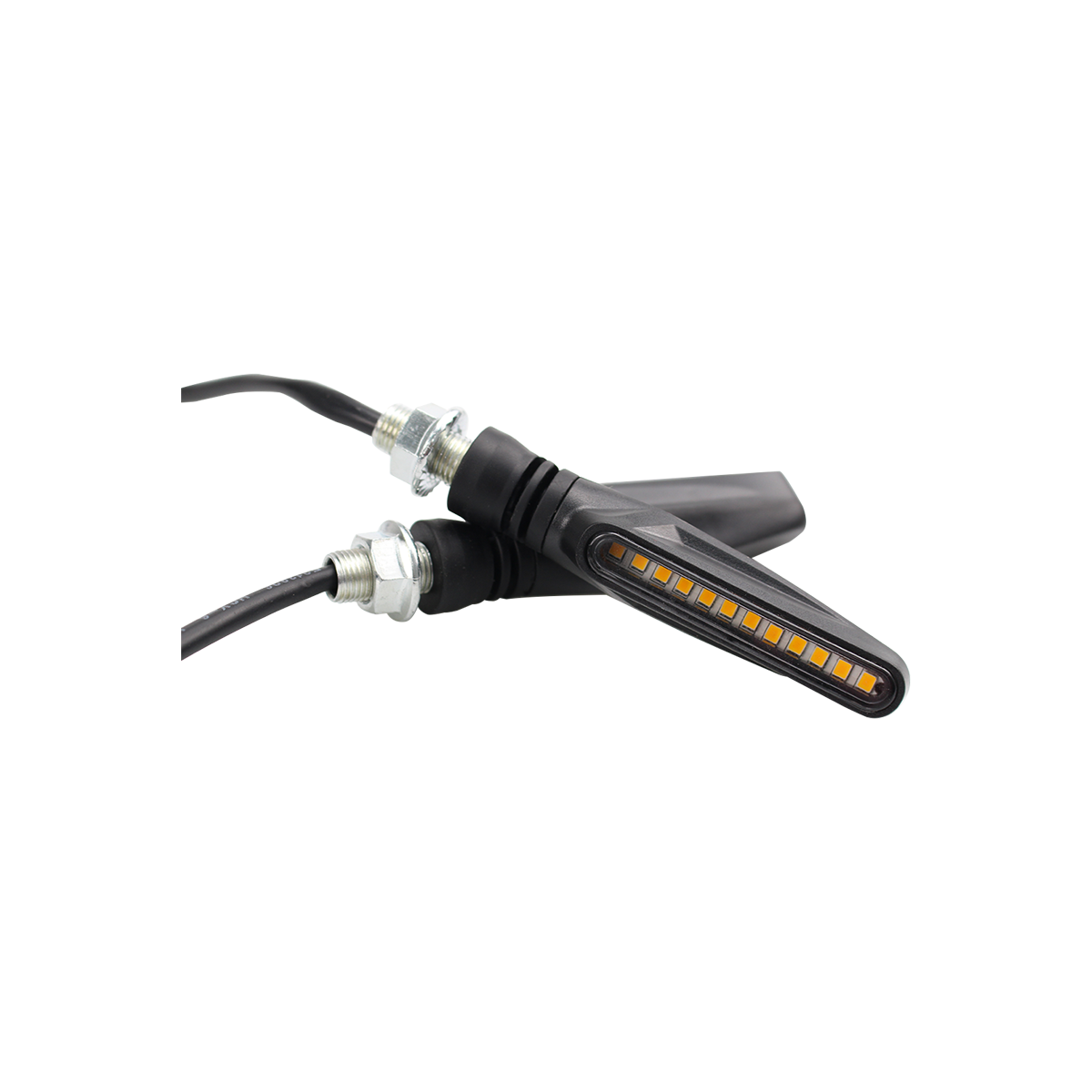 OFF ROAD FARO DE LED DE MOTO FARO DE GIRO UNIVERSAL AMBAR 12V 5W 1500 LUX JUEGO 2 UNIDADES