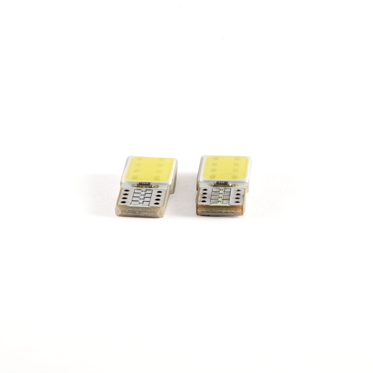 LED SEÑALIZACION SILICA BLISTER X 2 - LED 2821 - T10 - W5W COB - BLANCO 24V - 12 CHIP PASTILLA - BLISTER X 2 UNIDADES CANTIDAD POR CAJA MASTER 500 - 3