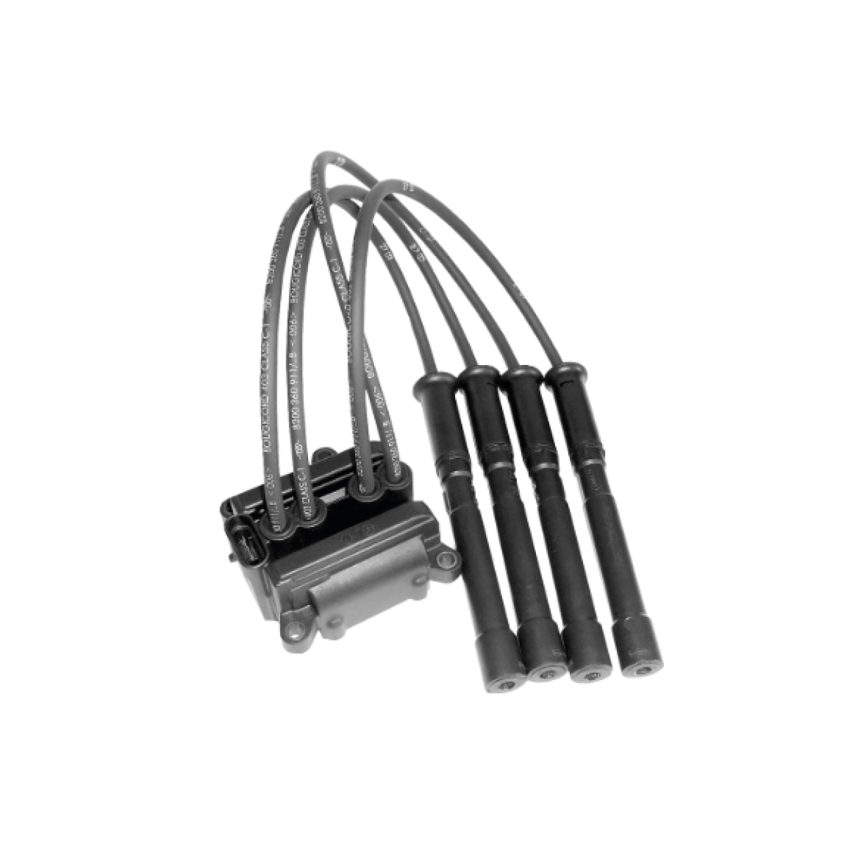 BOBINA DE IGNICION RENAULT CLIO II KANGOO TWINGO  05/08    C/CABLES INCORPORADOS   70034  RT1514