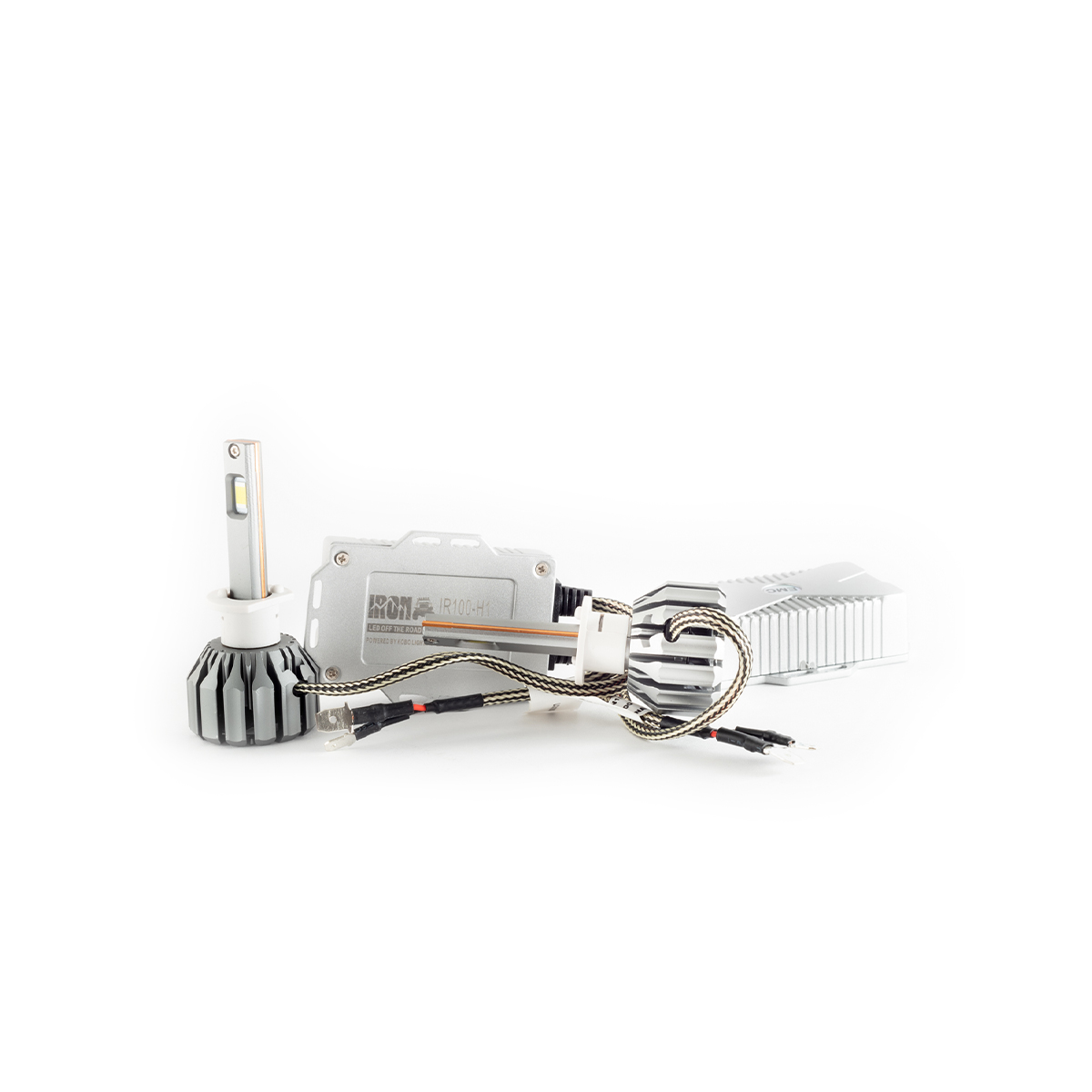 OFF ROAD KIT DE LED IR100 CANBUS H1 10MA GENERACION CHIP CSP SUPER CANBUS 30000 LUMENS 36 WATTS 12V CON COOLER CANTIDAD POR CAJA MASTER 50 - 2