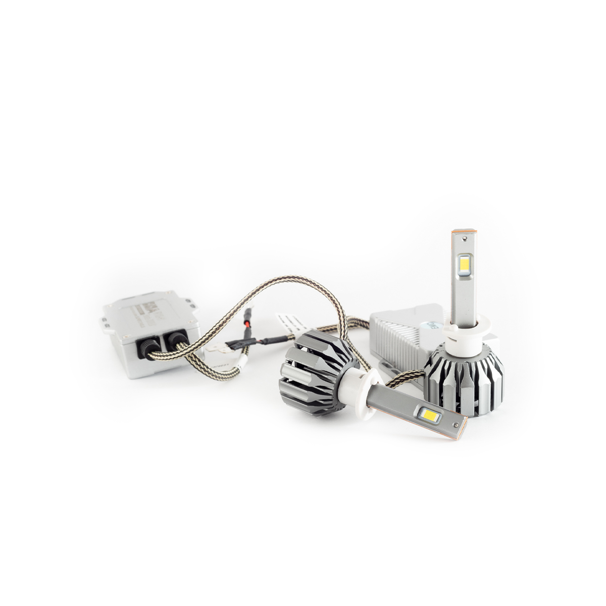 OFF ROAD KIT DE LED IR100 CANBUS H1 10MA GENERACION CHIP CSP SUPER CANBUS 30000 LUMENS 36 WATTS 12V CON COOLER CANTIDAD POR CAJA MASTER 50 - 3