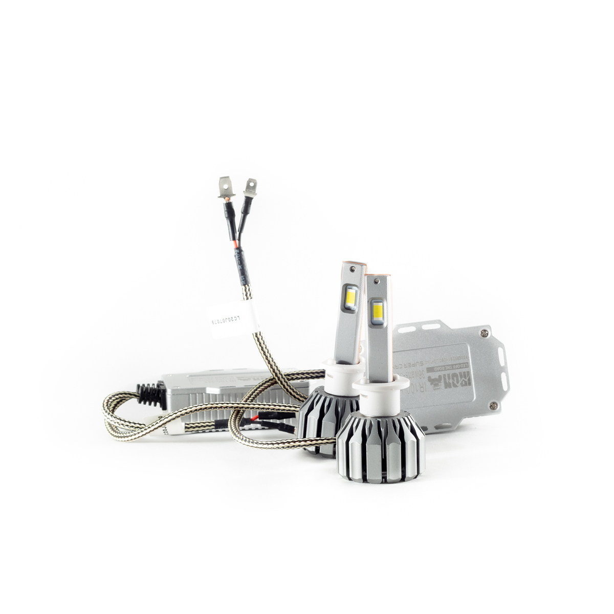 OFF ROAD KIT DE LED IR100 CANBUS H1 10MA GENERACION CHIP CSP SUPER CANBUS 30000 LUMENS 36 WATTS 12V CON COOLER CANTIDAD POR CAJA MASTER 50 - 5