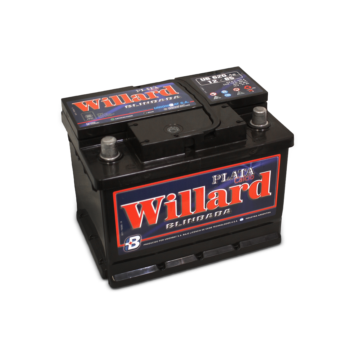 BATERIA WILLARD BLINDADA LARGO 242 ANCHO 175 ALTO 173 65 AMP