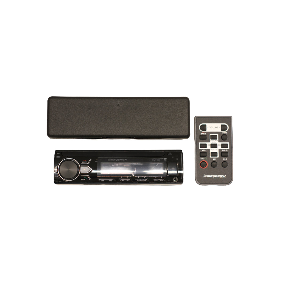 ESTEREO BLUETOOTH 1 DIN CON BLUETOOTH, AUX, MP3, AM / FM, FRENTE DESMONTABLE, ESTUCHE CONTROL REMOTO, TARJETA SD, - 4