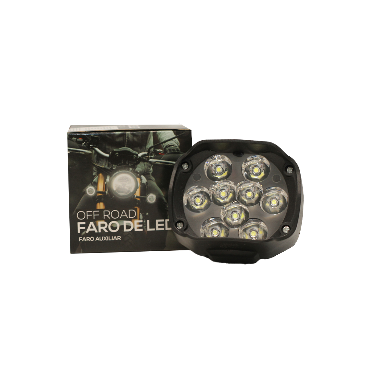 OFF ROAD FARO DE LED FARO AUXILIAR LED DE PLASTICO ABS 27 WATTS 3000 LUX  CANTIDAD POR CAJA MASTER 100 - 6