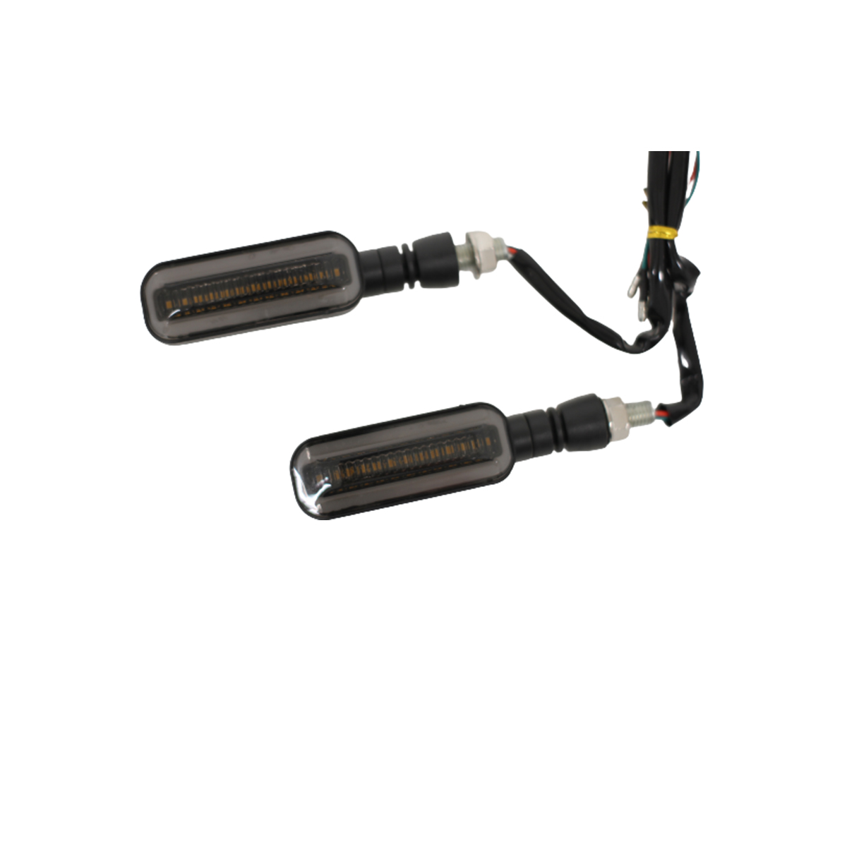 OFF ROAD FARO DE LED DE MOTO FARO DE GIRO UNIVERSAL AMBAR SECUENCIAL 12V 5W 1500 LUX JUEGO 2 UNIDADES - 6