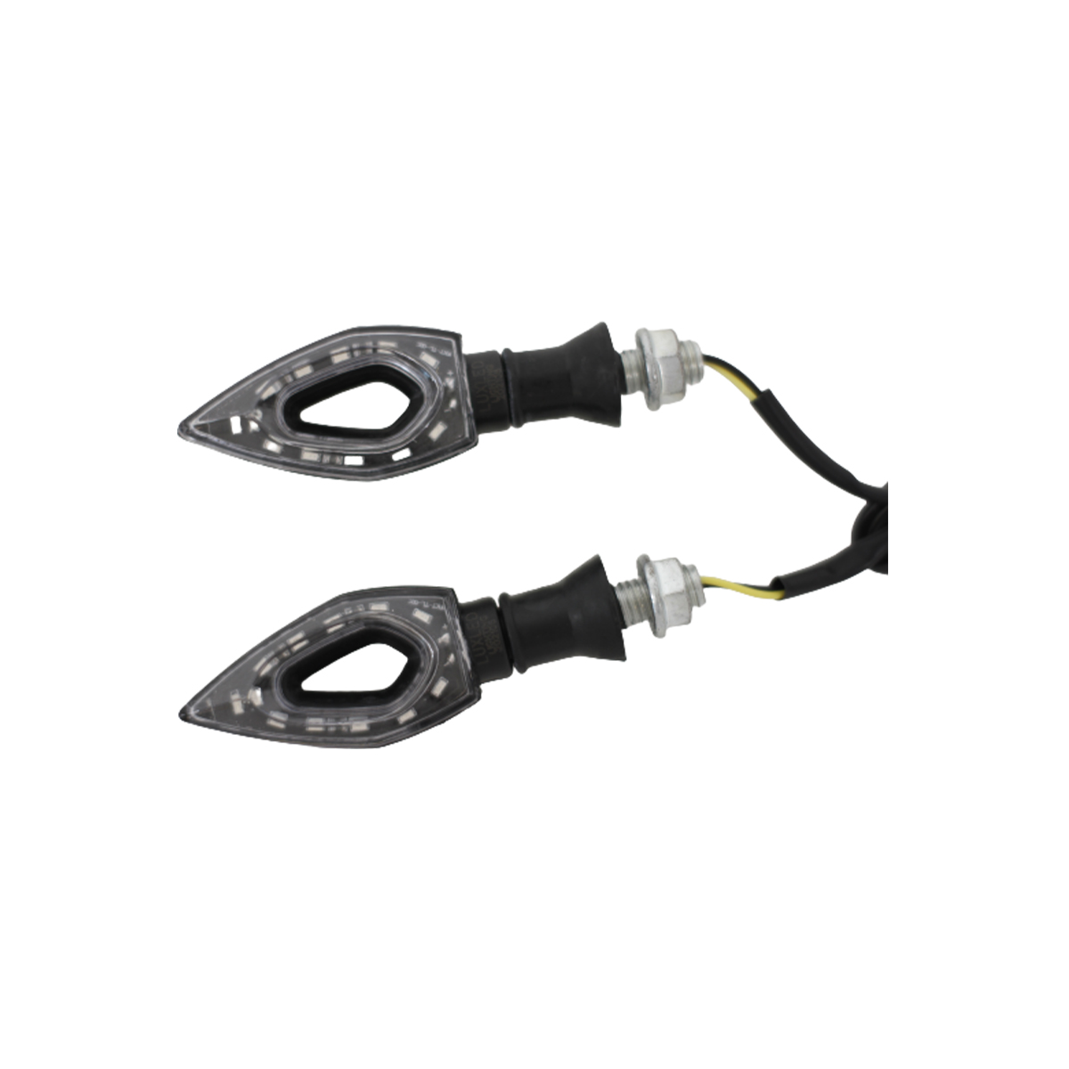 OFF ROAD FARO DE LED DE MOTO FARO DE GIRO UNIVERSAL AMBAR 12V 5W 1500 LUX JUEGO 2 UNIDADES. CAJA MASTER 100 - 2