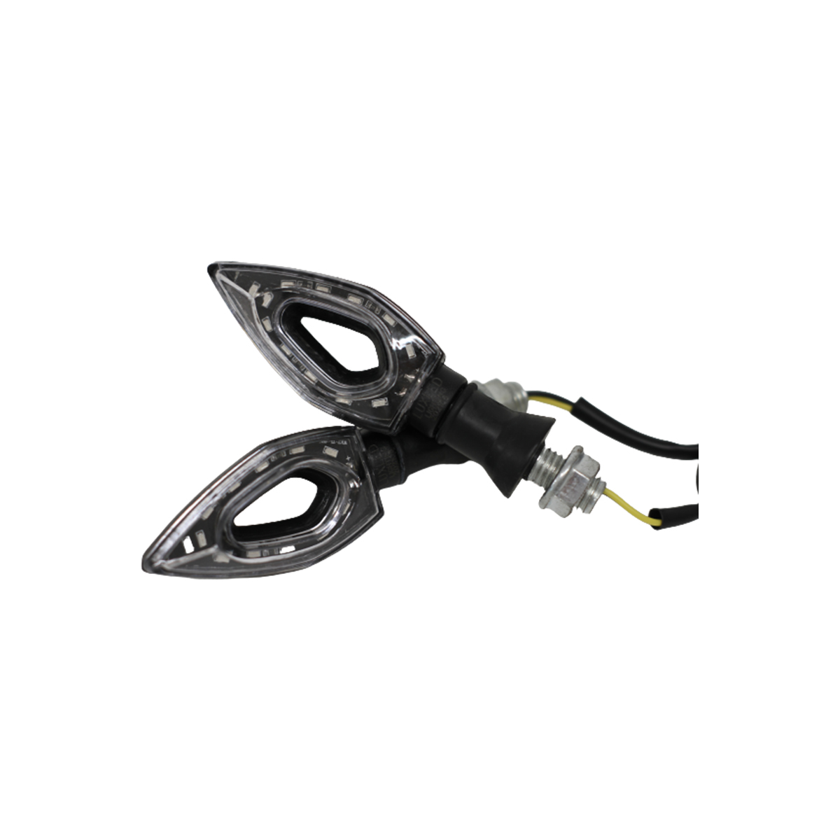 OFF ROAD FARO DE LED DE MOTO FARO DE GIRO UNIVERSAL AMBAR 12V 5W 1500 LUX JUEGO 2 UNIDADES. CAJA MASTER 100 - 6