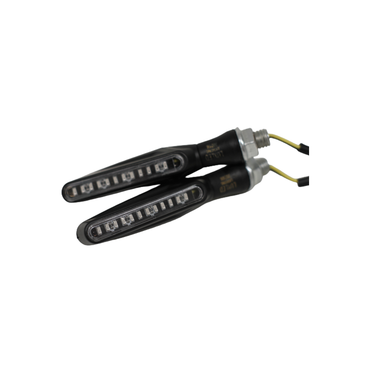 OFF ROAD FARO DE LED DE MOTO FARO DE GIRO UNIVERSAL AMBAR 12V 5W 1500 LUX JUEGO 2 UNIDADES - 8