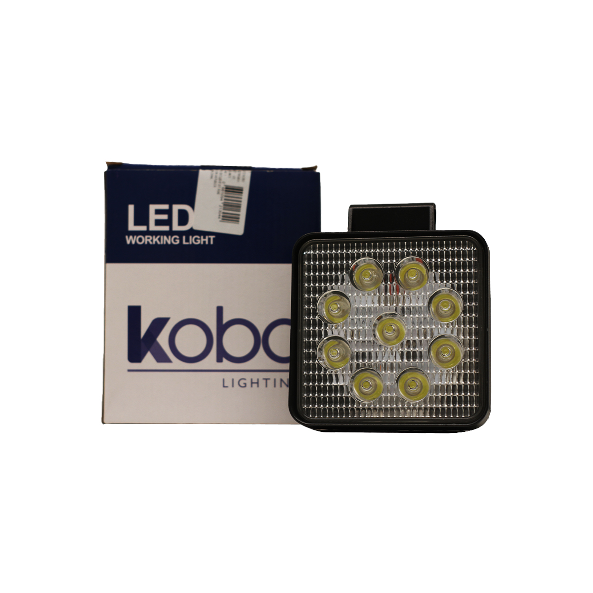 OFF ROAD FARO DE LED FARO DE 9 LED CUADRADO 27 WATTS 6CM PROFUNDIDAD BLANCO 12V - 24V ILUMINACION SPOT CANTIDAD POR CAJA MASTER 40 - 5