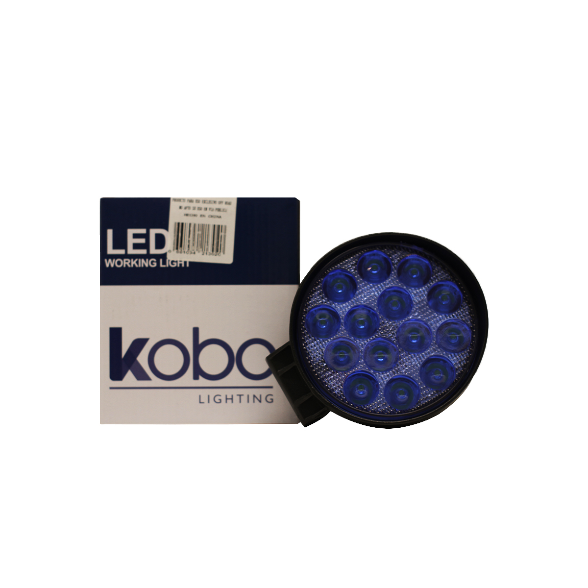 OFF ROAD FARO DE LED FARO DE 14 LED REDONDO 42 WATTS 6CM PROFUNDIDAD AZUL 12V - 24V ILIMUNACION SPOT - 5