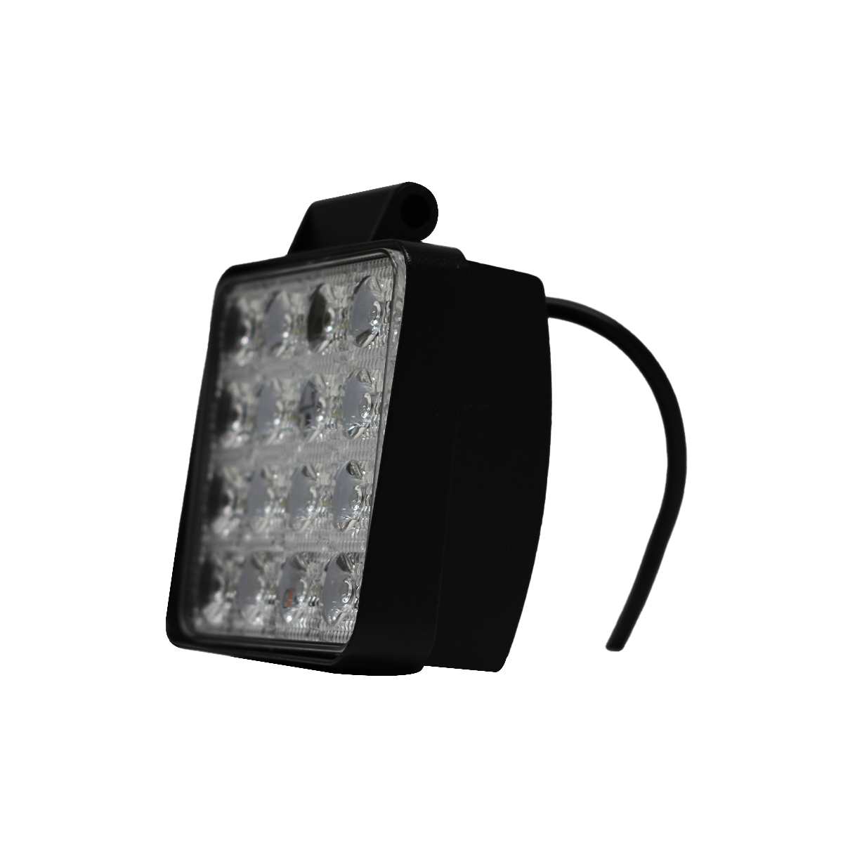 OFF ROAD FARO DE LED FARO DE 16 LED CUADRADO 48 WATTS 6CM PROFUNDIDAD BLANCO 12V - 24V ILUMINACION SPOT CANTIDAD POR CAJA MASTER 40 - 3