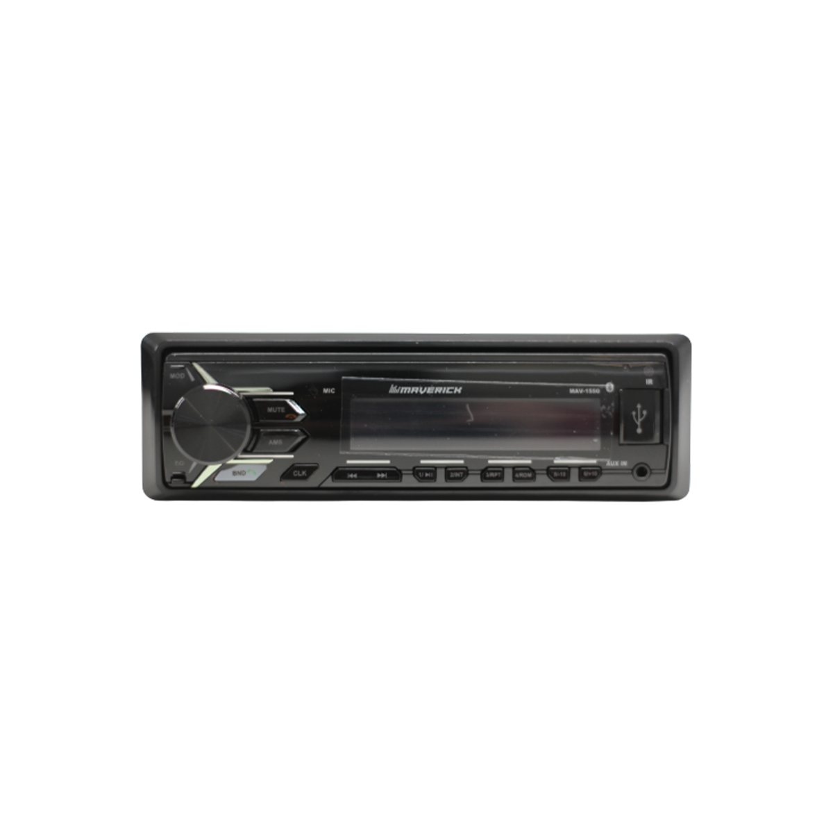 ESTEREO BLUETOOTH 1 DIN CON BLUETOOTH, AUX, MP3, AM / FM, FRENTE DESMONTABLE, ESTUCHE CONTROL REMOTO, TARJETA SD,  CANTIDAD POR CAJA MASTER 10 - 2