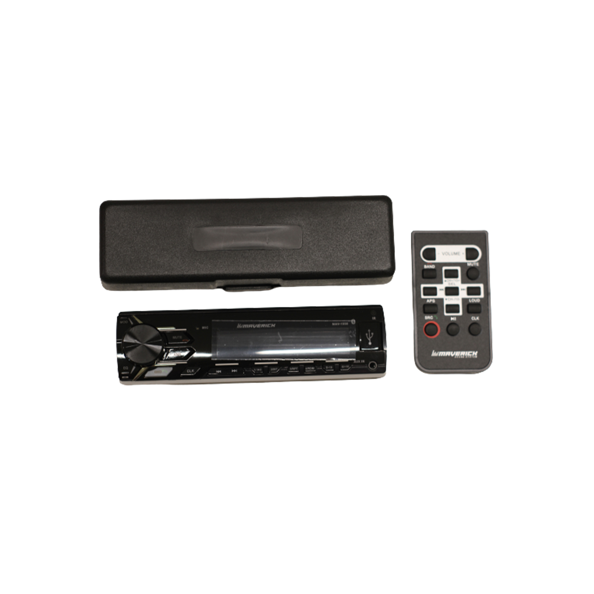 ESTEREO BLUETOOTH 1 DIN CON BLUETOOTH, AUX, MP3, AM / FM, FRENTE DESMONTABLE, ESTUCHE CONTROL REMOTO, TARJETA SD,  CANTIDAD POR CAJA MASTER 10 - 3