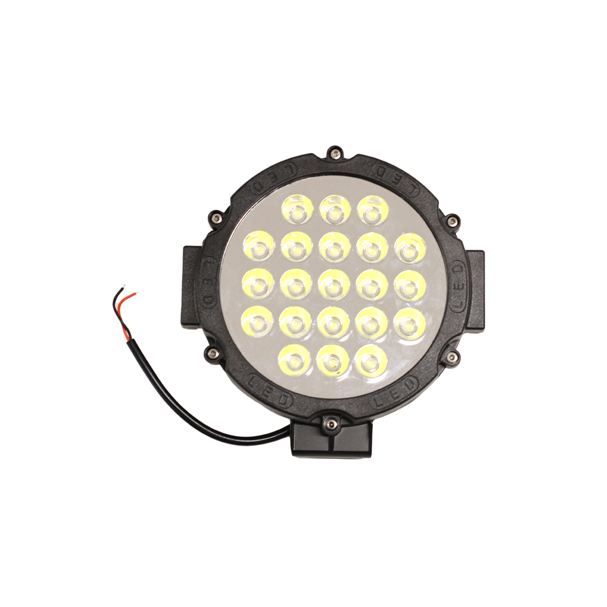 OFF ROAD FARO DE LED FARO DE LED REDONDO - 21 LED 90W MAS PLACA SMD  UNO  BLANCO 10.8x2x11CM - 3