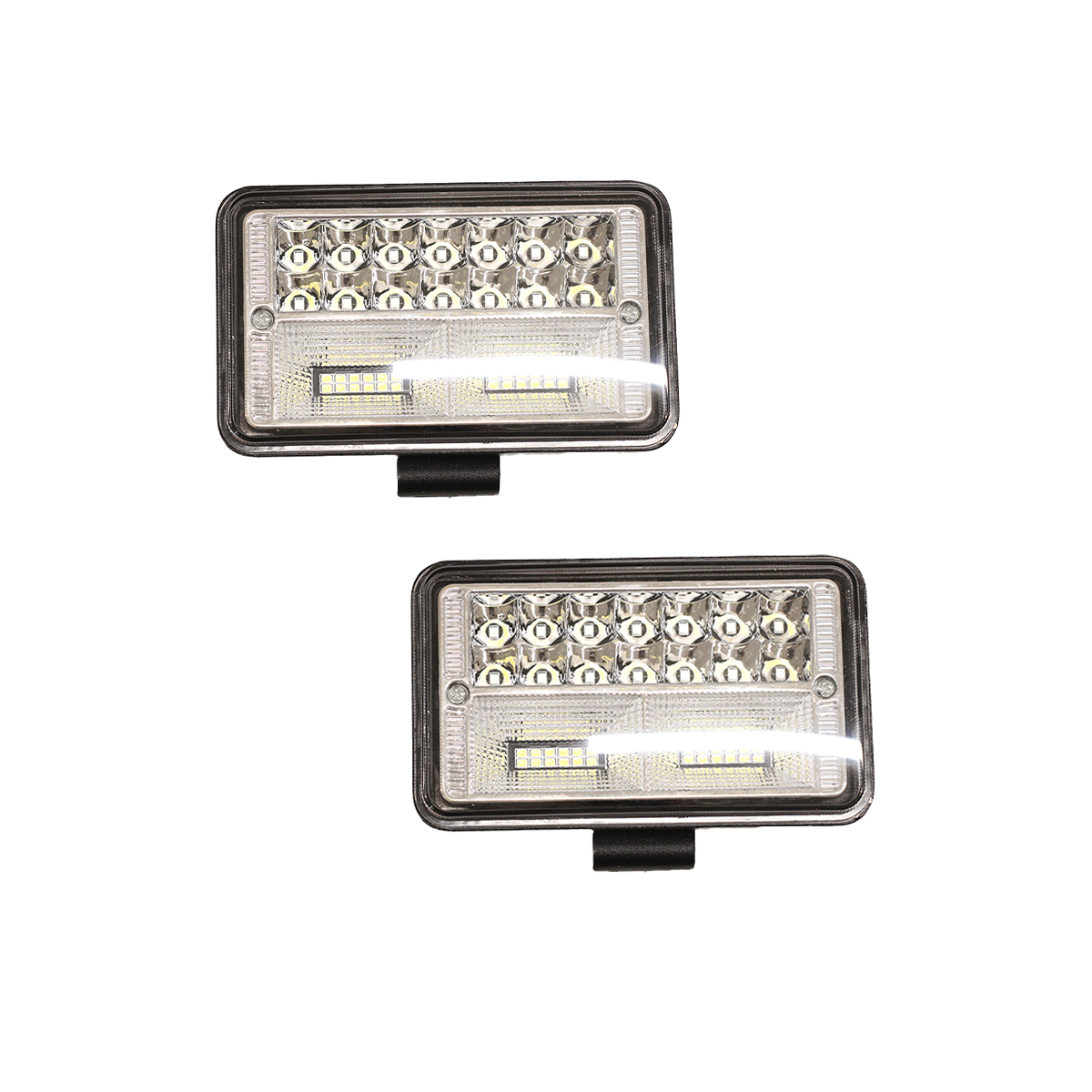 OFF ROAD FARO DE LED FARO LED RECTANGULAR 26 LEDS 57W 17x6x10.8CM COLOR BLANCO - 7
