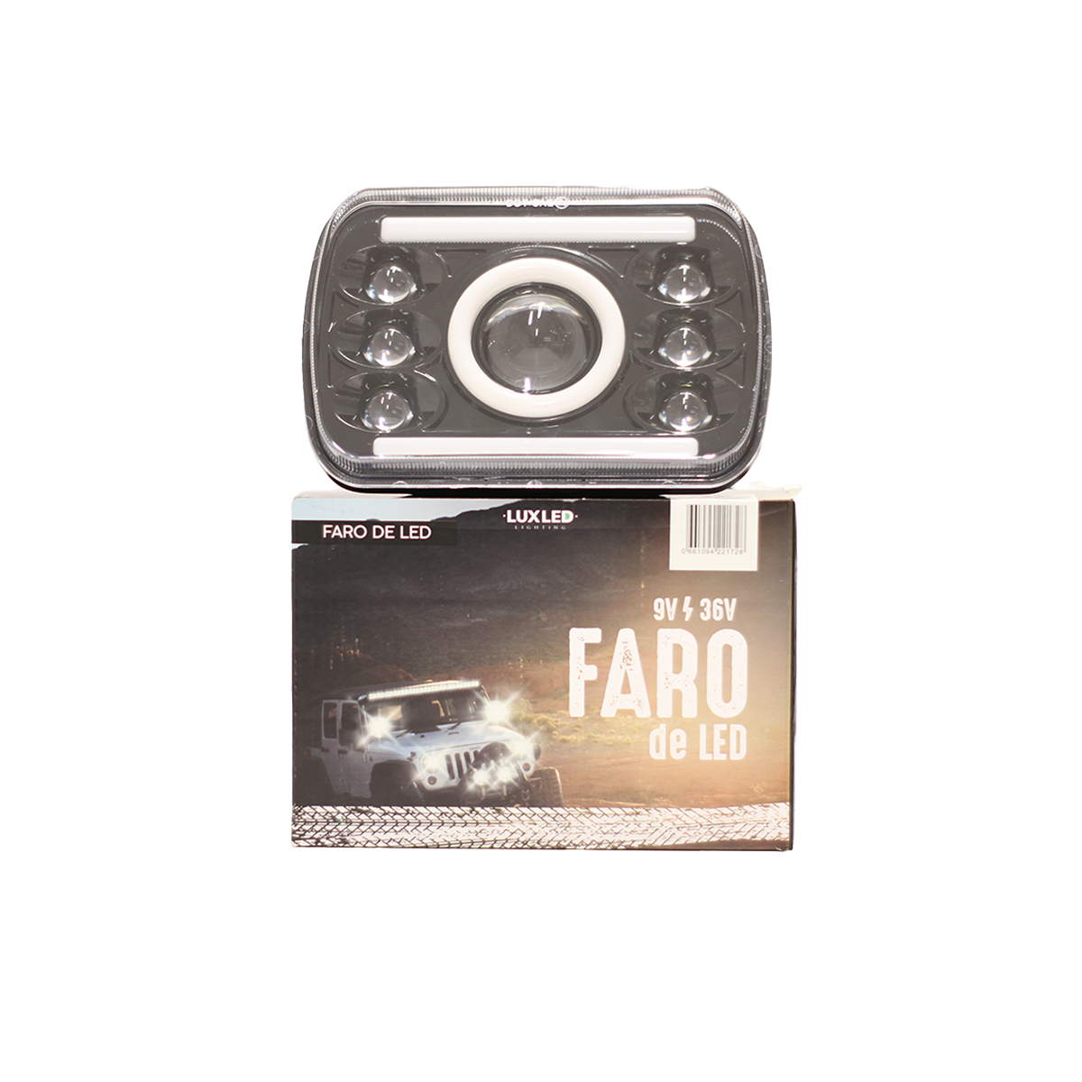 OFF ROAD FARO DE LED FARO LED RECTANGULAR 7 31 WATTS 15 LEDS 4 FUNCIONES. ALTA Y BAJA - 2
