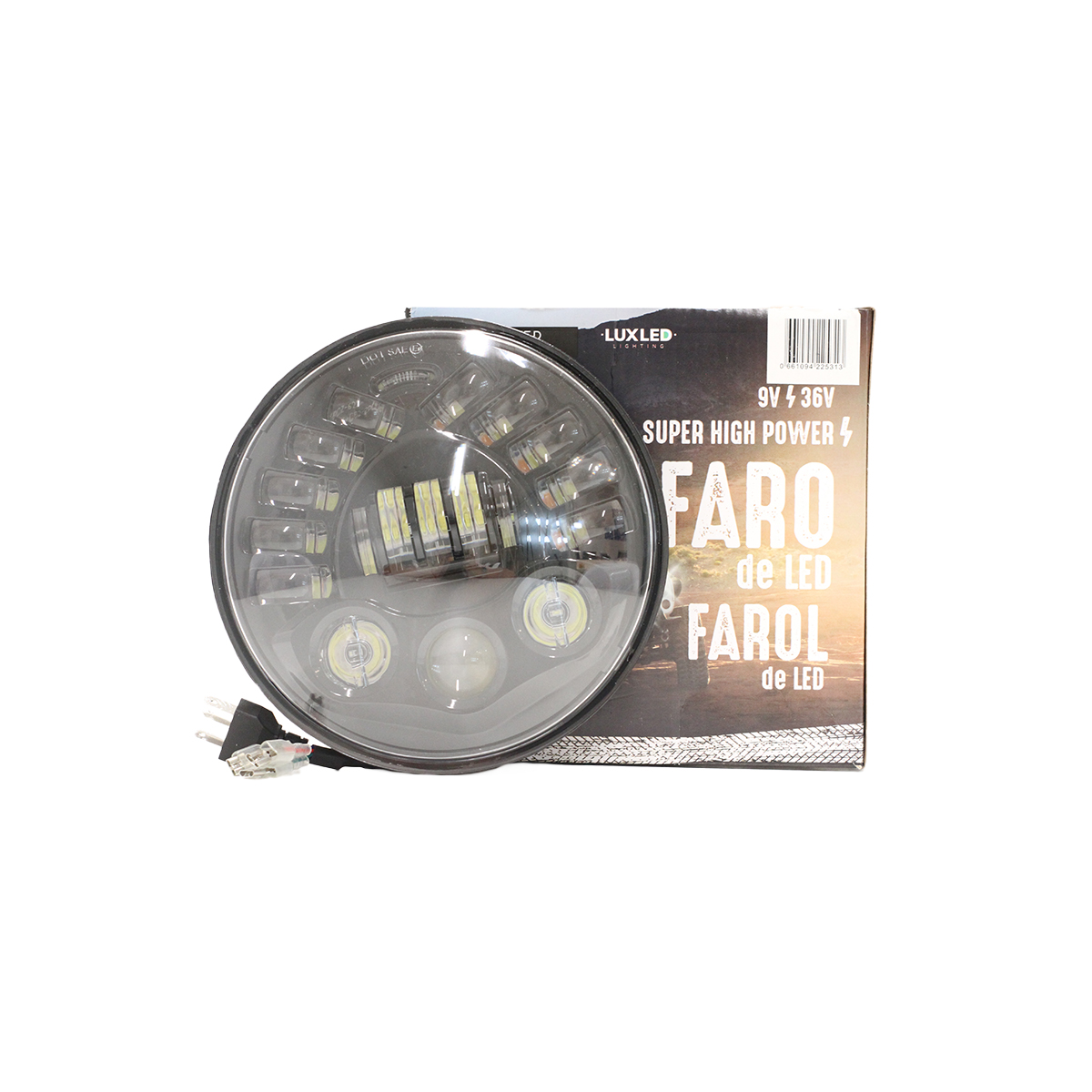 OFF ROAD FARO DE LED FARO LED 7 96W 32 LED DUAL BLANCA Y AMBAR CON KIT DE INSTALACION INCLUIDO Y FUNCION ALTA Y BAJA - 2