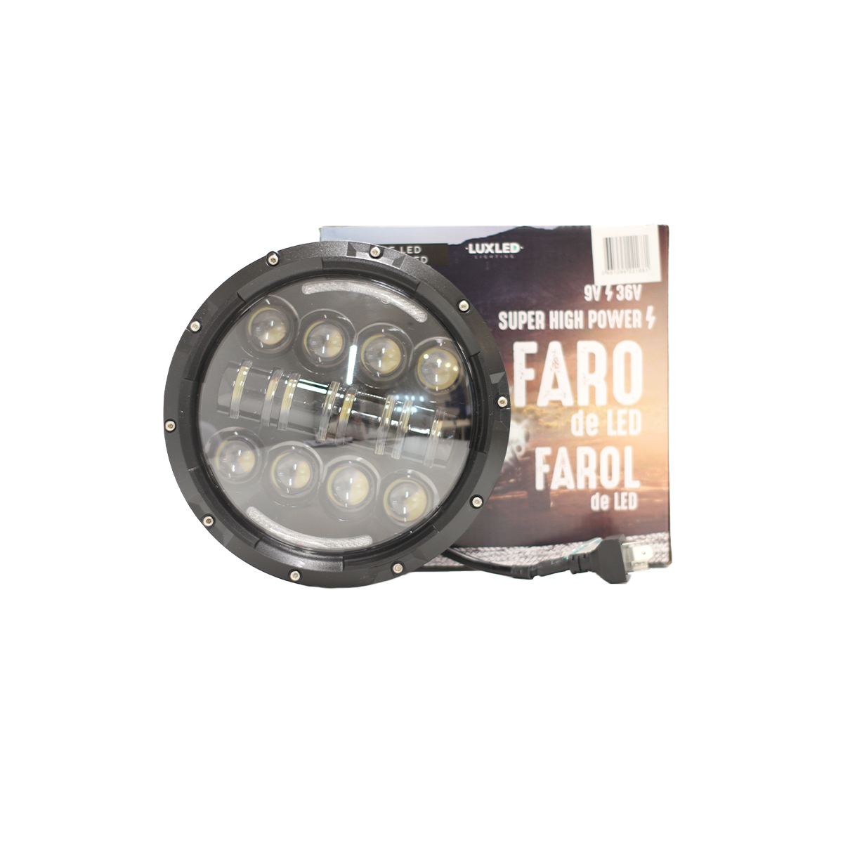 OFF ROAD FARO DE LED FARO LED 7 48W 16 LED + TIRAS DRL BLANCA Y AMBAR CON KIT DE INSTALACION INCLUIDO Y FUNCION ALTA Y BAJA - 2