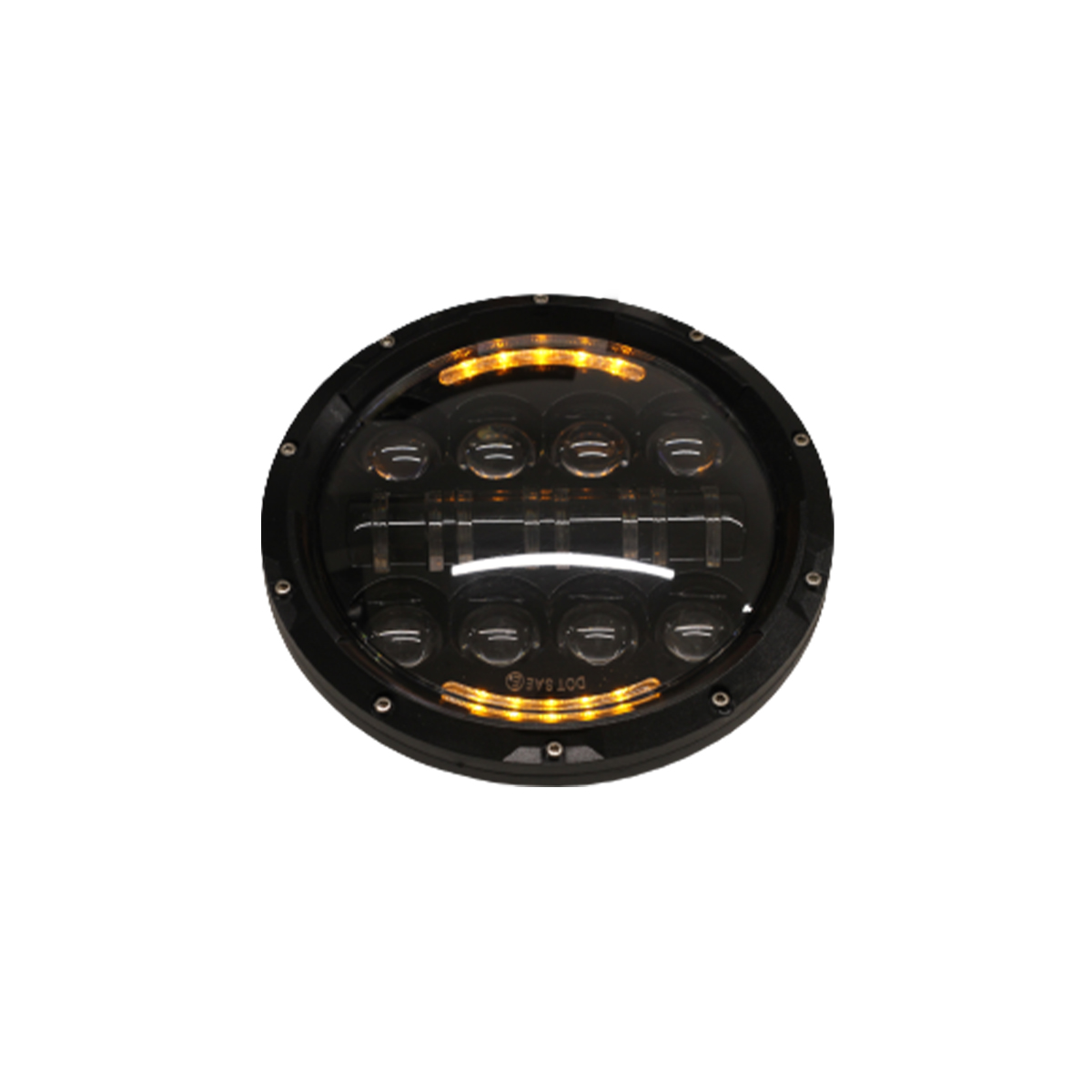 OFF ROAD FARO DE LED FARO LED 7 48W 16 LED + TIRAS DRL BLANCA Y AMBAR CON KIT DE INSTALACION INCLUIDO Y FUNCION ALTA Y BAJA - 7