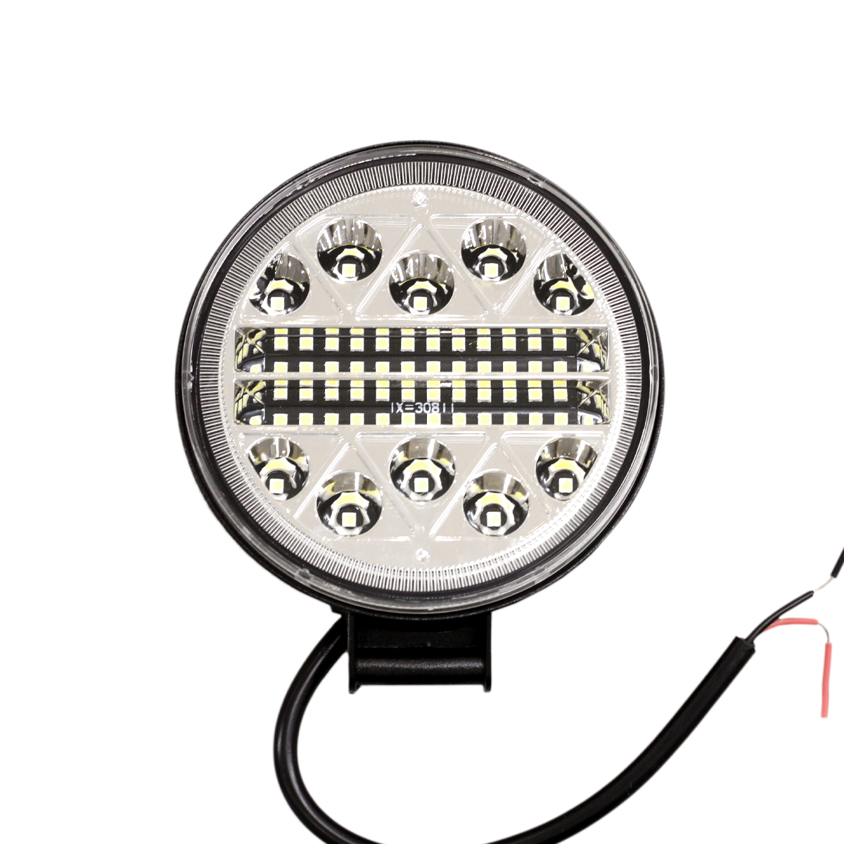 OFF ROAD FARO DE LED FARO DE LED REDONDO - 40 LED 90W MAS PLACA SMD  UNO  BLANCO 10.8x2x11CM - 2