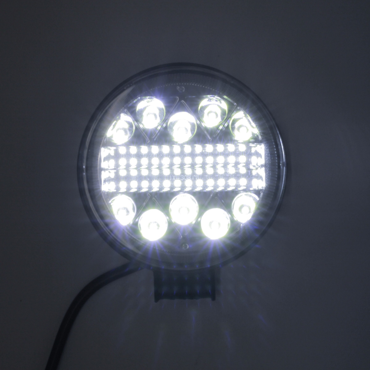 OFF ROAD FARO DE LED FARO DE LED REDONDO - 40 LED 90W MAS PLACA SMD  UNO  BLANCO 10.8x2x11CM - 5