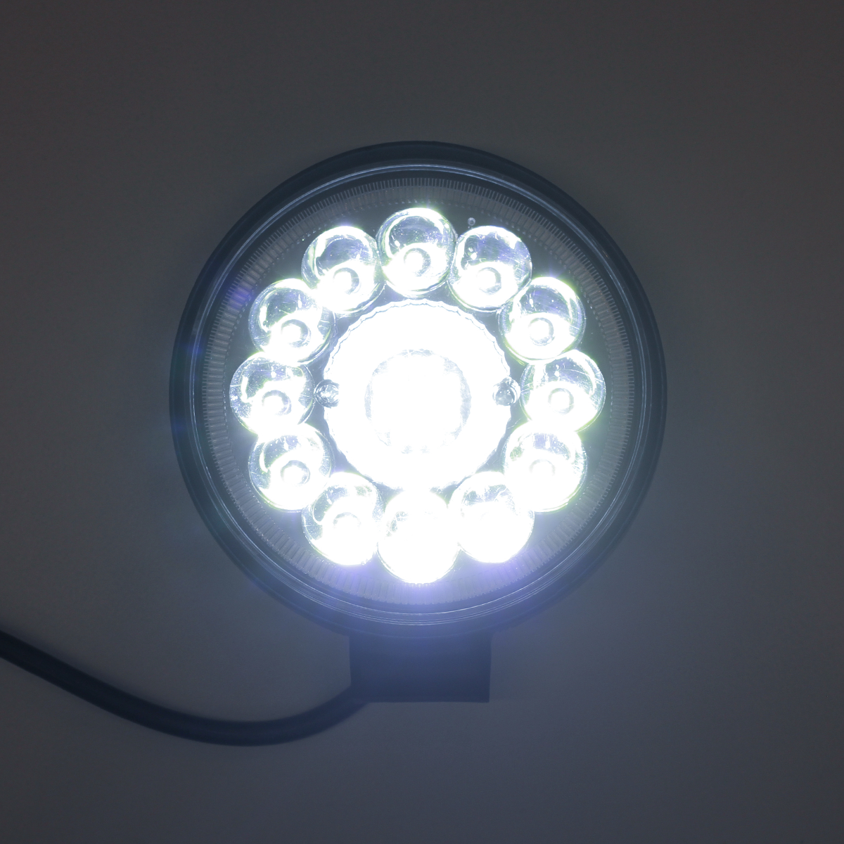 OFF ROAD FARO DE LED FARO DE LED CIRULAR - 33 LED 99W BLANCO 10.8X2X11CM DOS FUNCIONES: BAJA Y FLASH - 4