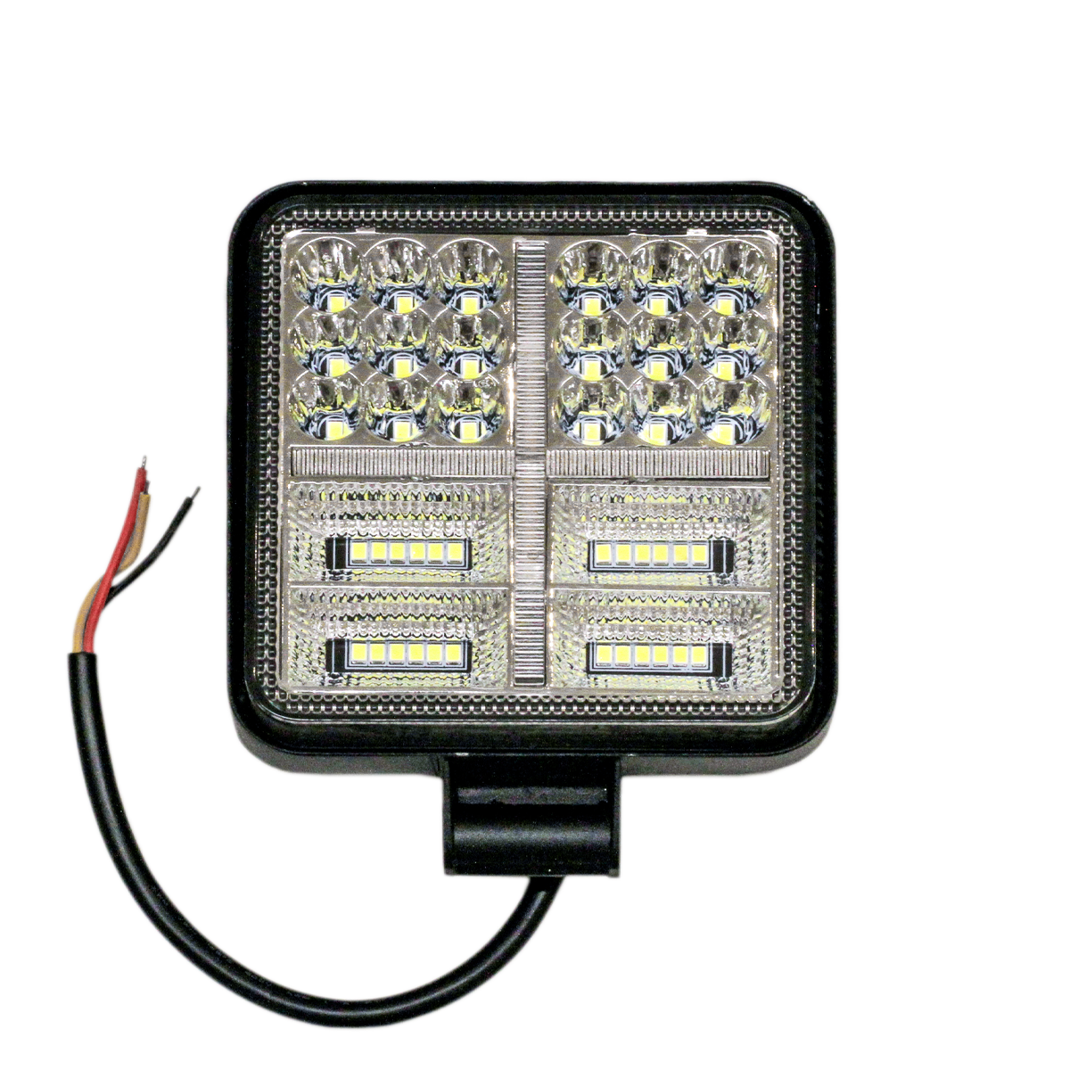 OFF ROAD FARO DE LED FARO DE LED CUADRADO - 36 LED 108W  BLANCO 10X2X11CM FLASH AMBAR DRL - 2