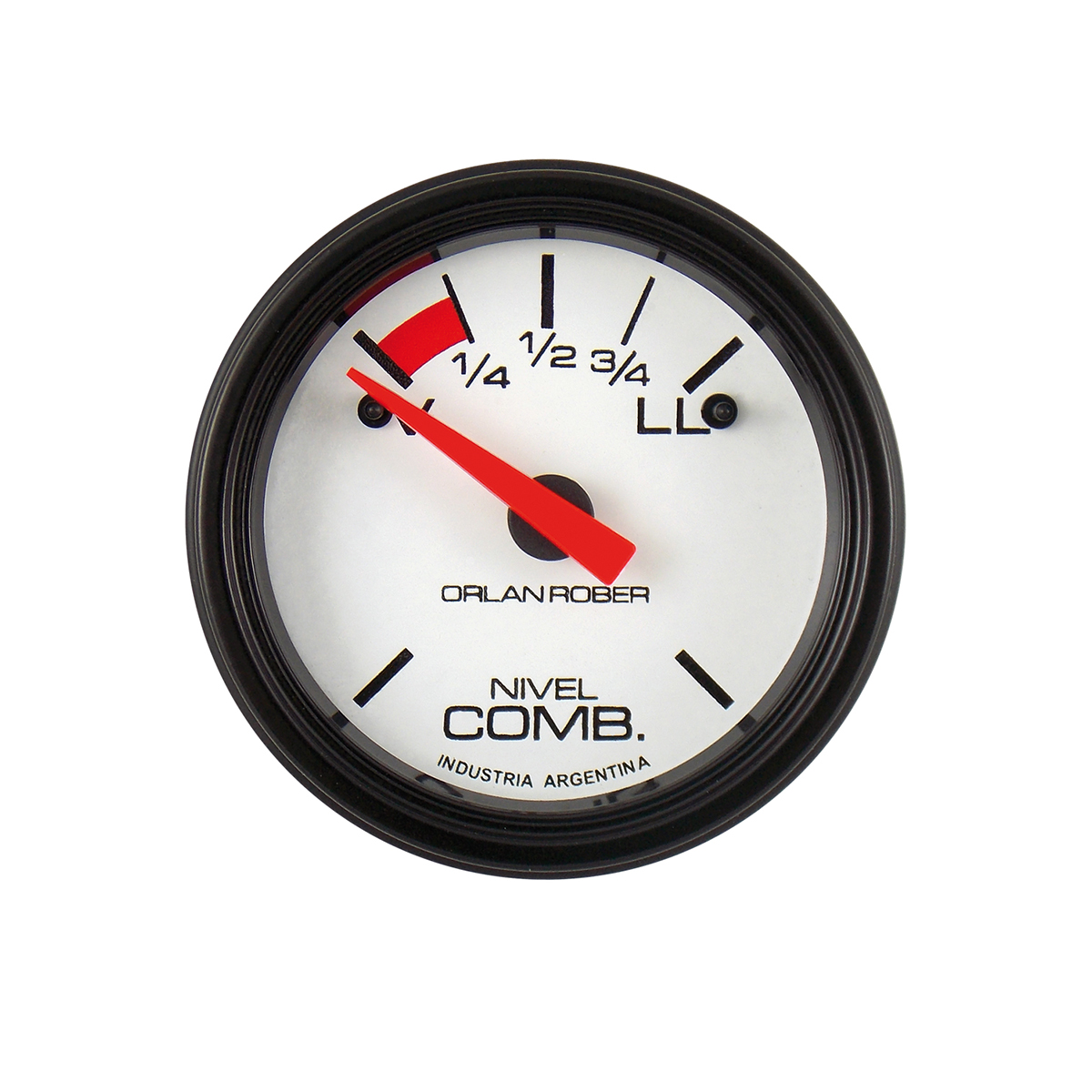 INSTRUMENTAL CLASSIC 52 MM BLANCO NIVEL DE COMBUSTIBLE V1 - 2LL - 70 OHMS - 10 OHMS