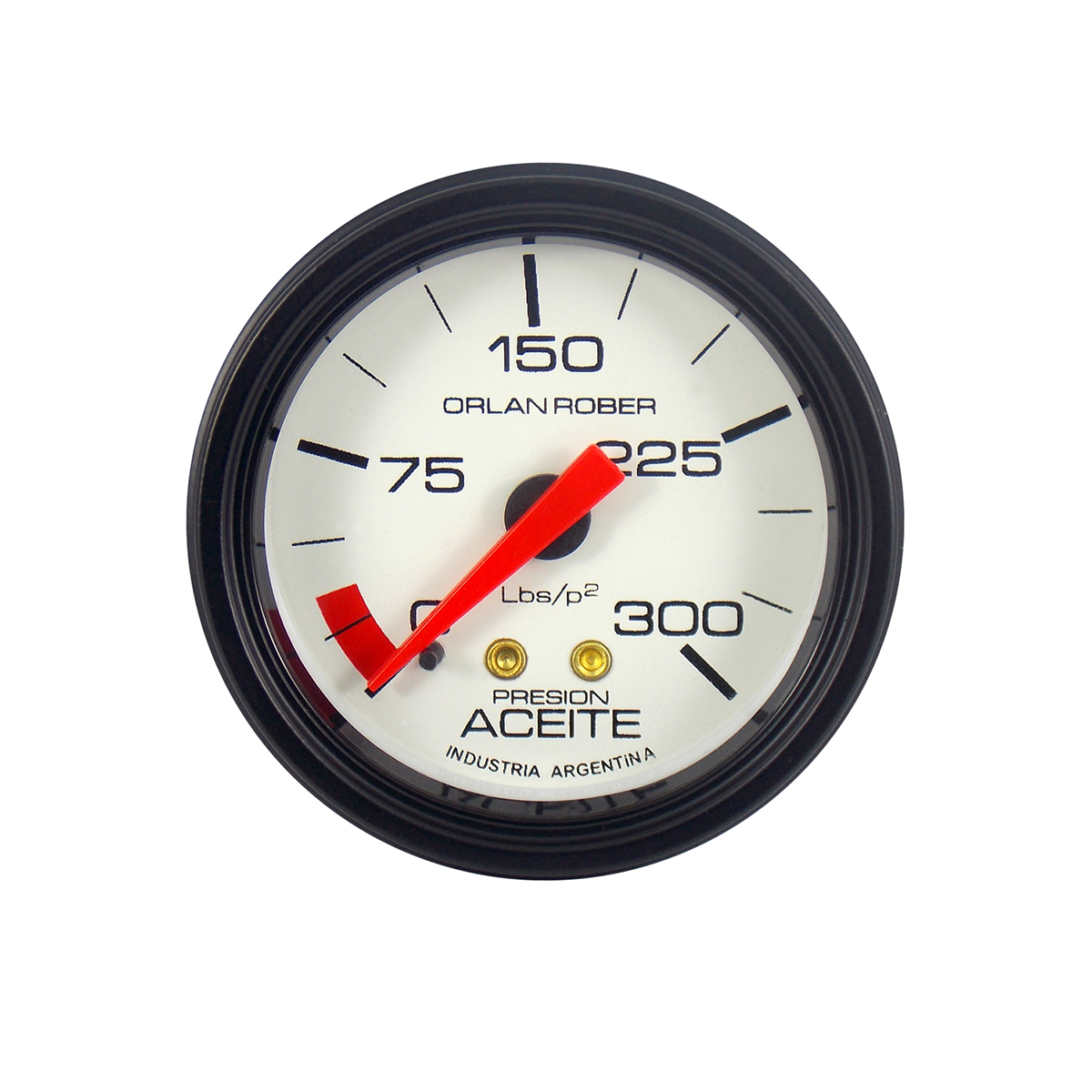 INSTRUMENTAL CLASSIC 52 MM BLANCO MANOMETRO 0-300LBS-PULG2